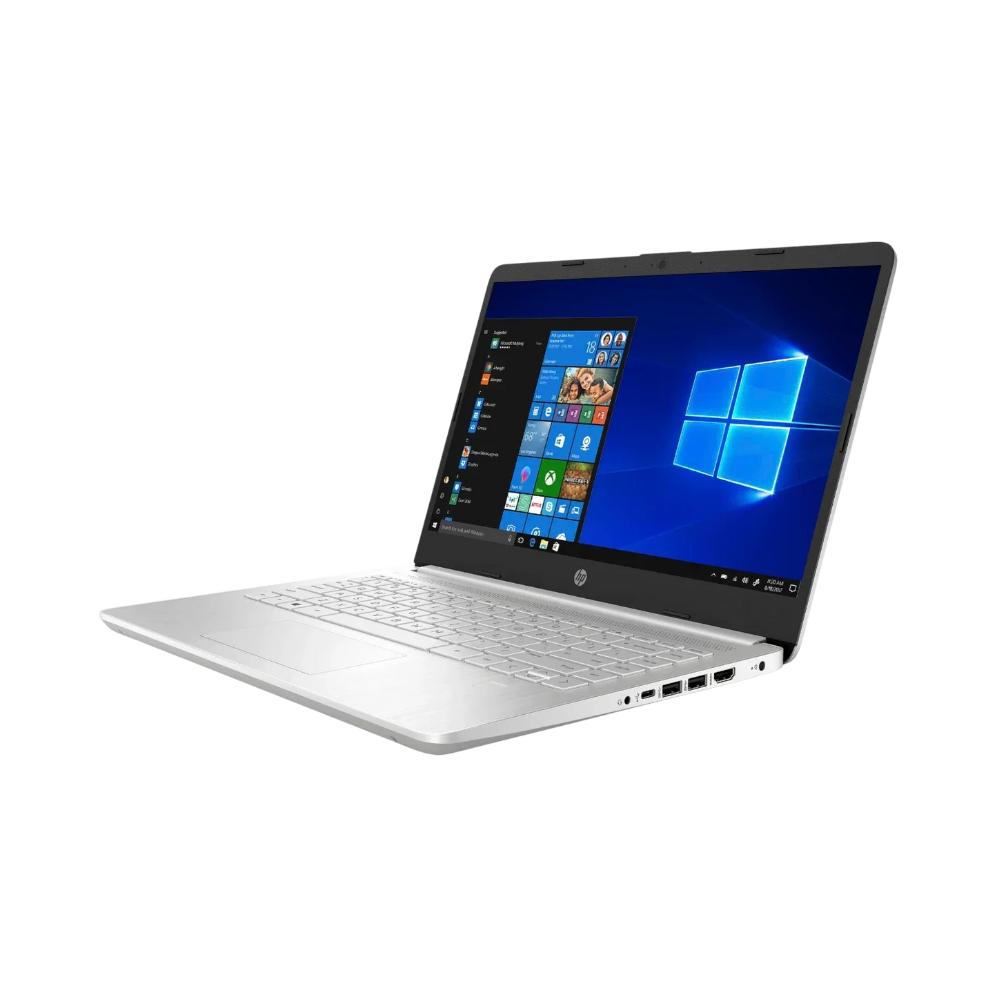 HP 14-dq1020nr 14" Notebook, Intel Core i3-1005G1, 4GB DDR4 RAM, 128GB SSD