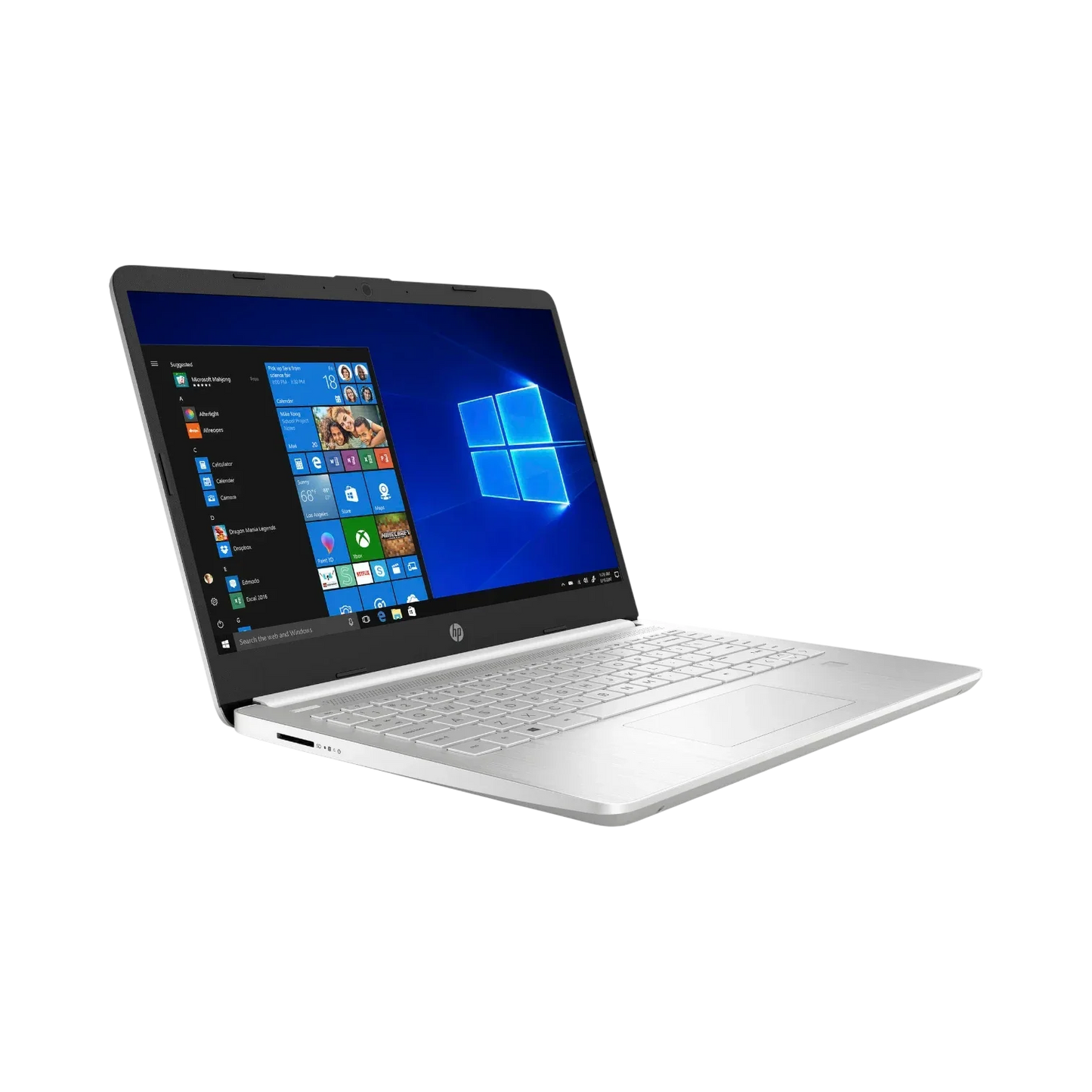 HP 14-dq1020nr 14" Notebook, Intel Core i3-1005G1, 4GB DDR4 RAM, 128GB SSD