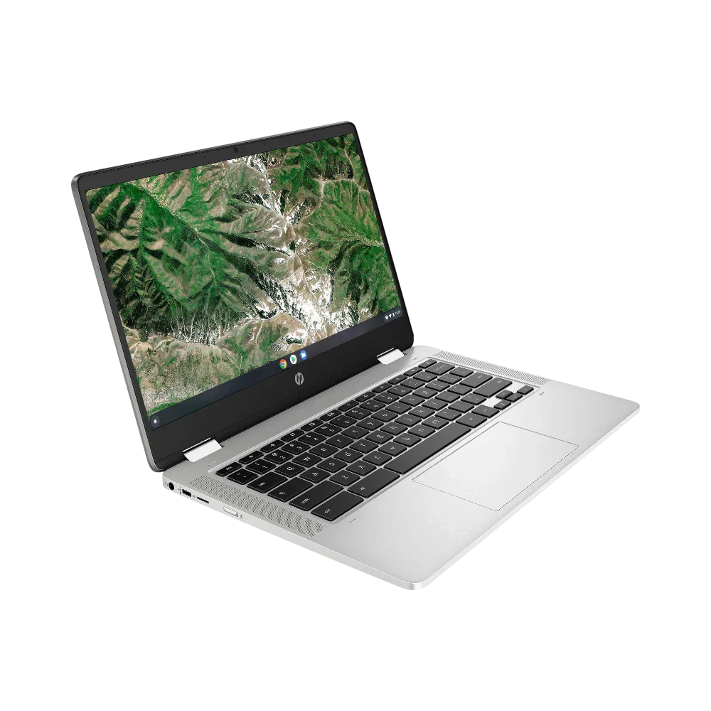 HP 14a-ca0040nr x360 14" 2-in-1 Chromebook, Intel Celeron N4020, 4GB DDR4 RAM, 32GB eMMC