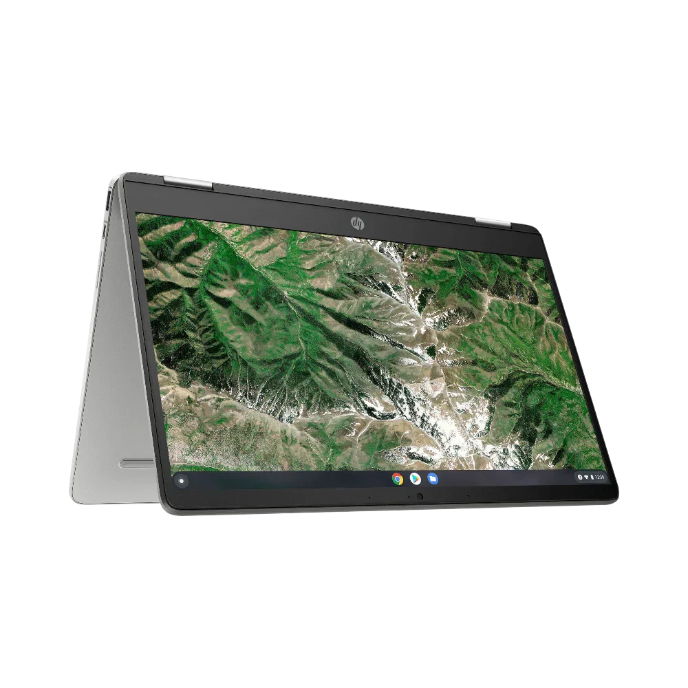 HP 14a-ca0040nr x360 14" 2-in-1 Chromebook, Intel Celeron N4020, 4GB DDR4 RAM, 32GB eMMC