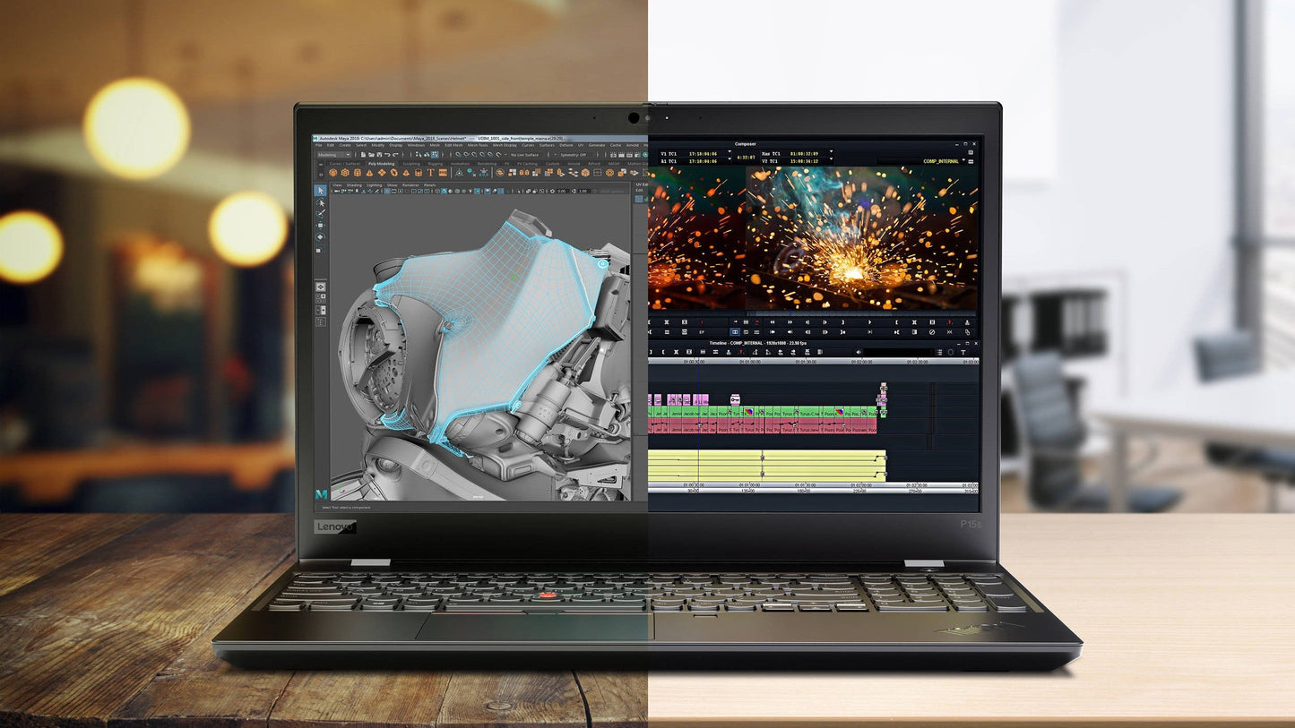Lenovo ThinkPad P15s Gen 1 15.6" Laptop, Intel Core i7-10510U, NVIDIA Quadro P520, 16GB DDR4 RAM, 512GB SSD