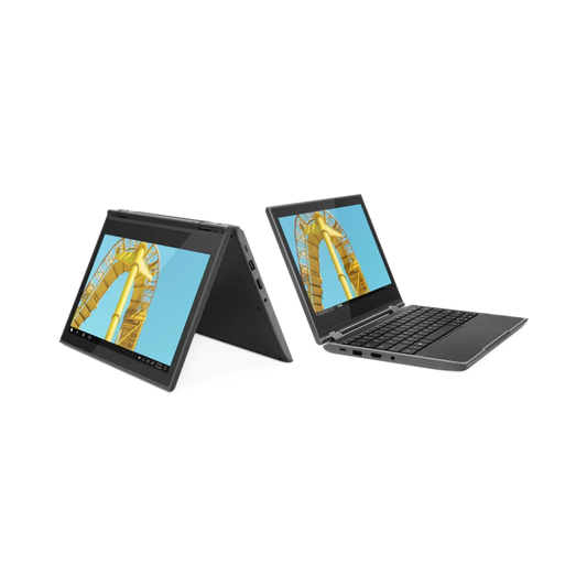 Lenovo 300e 2nd Gen 11.6" Touchscreen Netbook, Intel Celeron N4120, 4GB RAM, 64GB Flash Memory