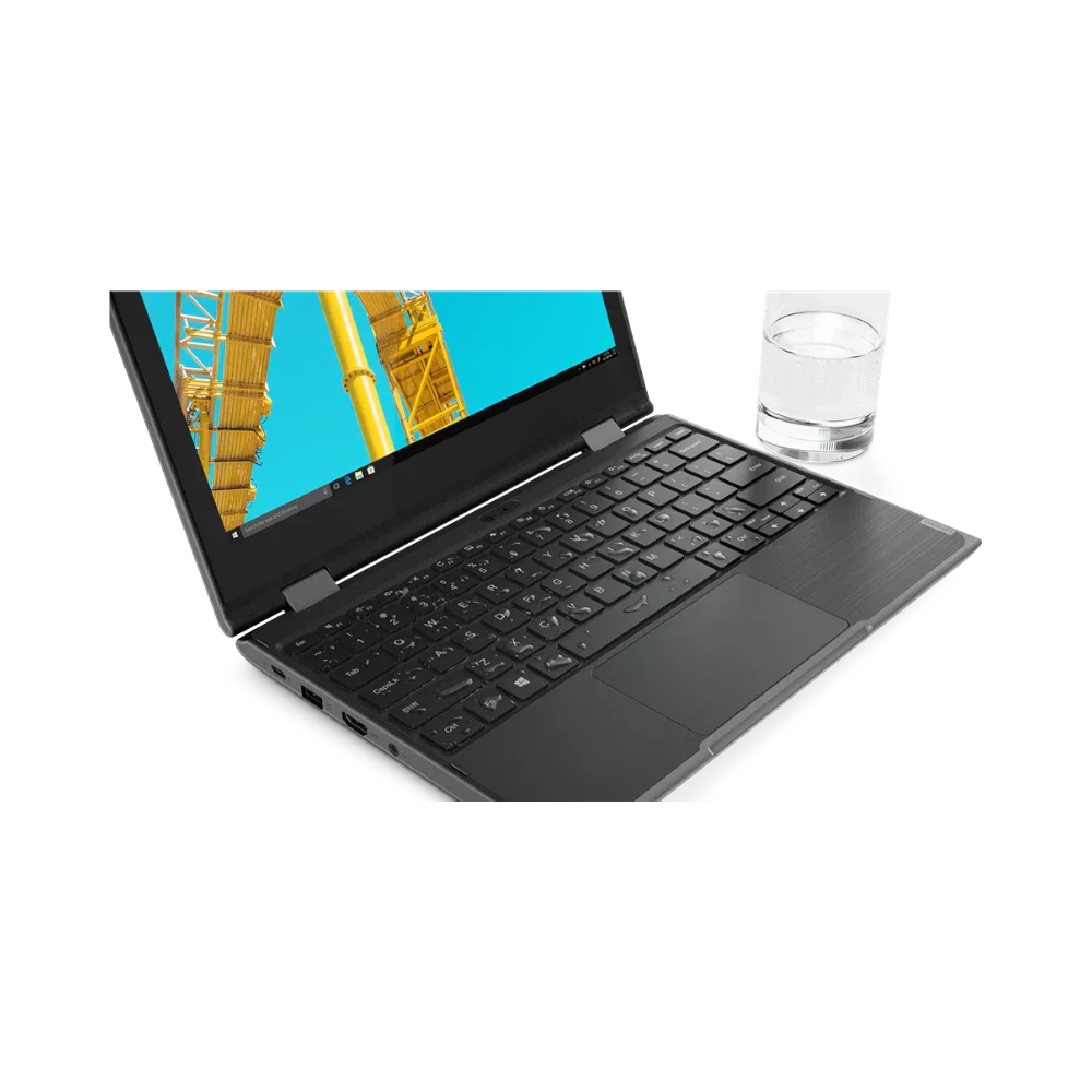 Lenovo 300e 2nd Gen 11.6" Touchscreen Netbook, Intel Celeron N4120, 4GB RAM, 64GB Flash Memory