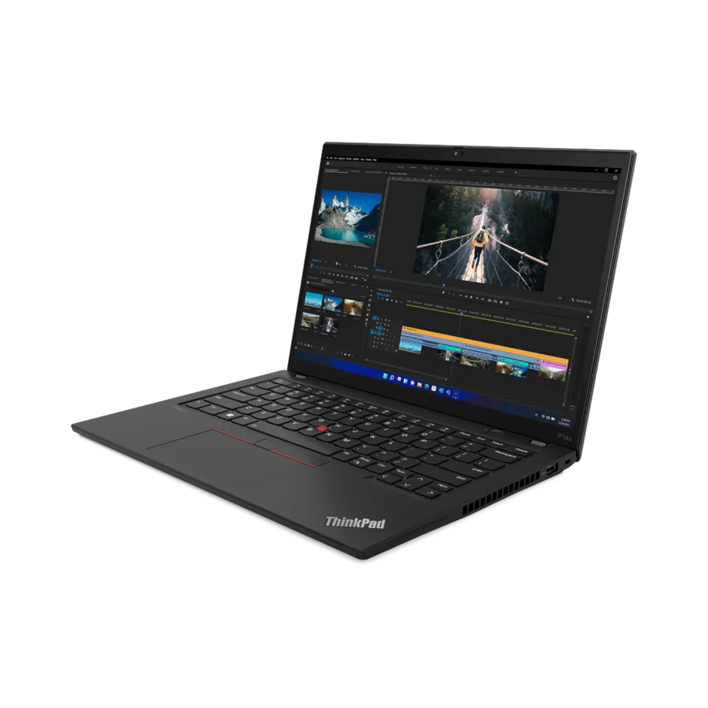 Lenovo ThinkPad P14s Gen 3 14" Notebook, Intel Core i5-1240P, NVIDIA Quadro T550, 8GB RAM, 256GB SSD