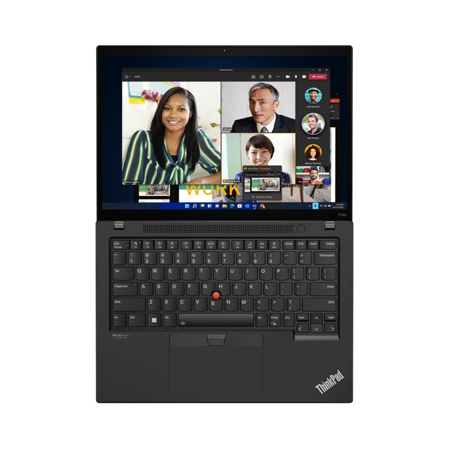 Lenovo ThinkPad P14s Gen 3 14" Notebook, Intel Core i5-1240P, NVIDIA Quadro T550, 8GB RAM, 256GB SSD