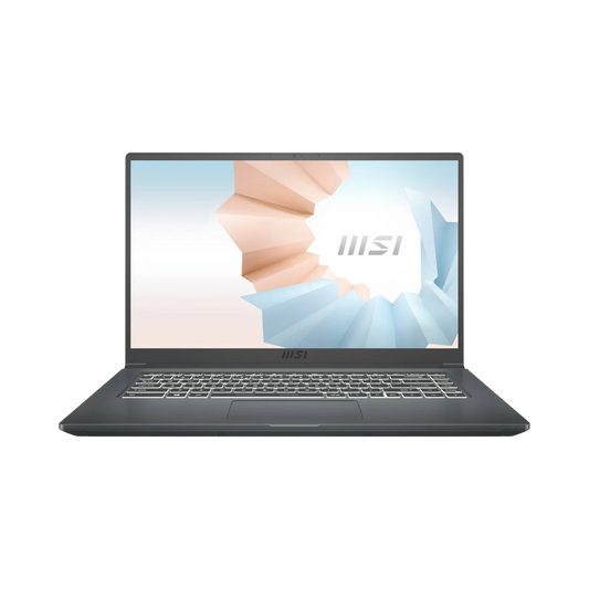 MSI Modern 15 15.6" Notebook, Intel Core i5-1155G7, 8GB DDR4 RAM, 512GB SSD (Carbon Gray)