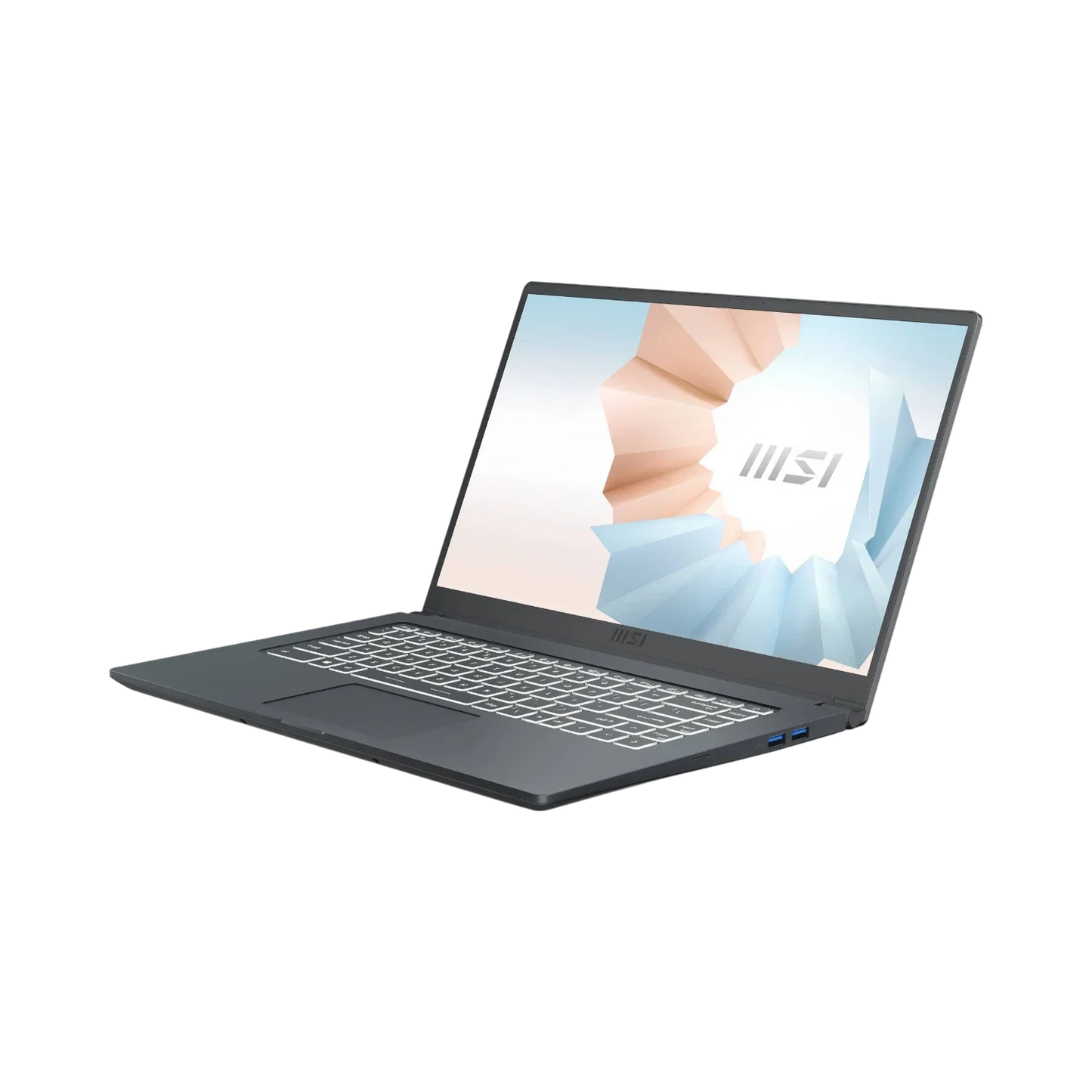 MSI Modern 15 15.6" Notebook, Intel Core i5-1155G7, 8GB DDR4 RAM, 512GB SSD (Carbon Gray)
