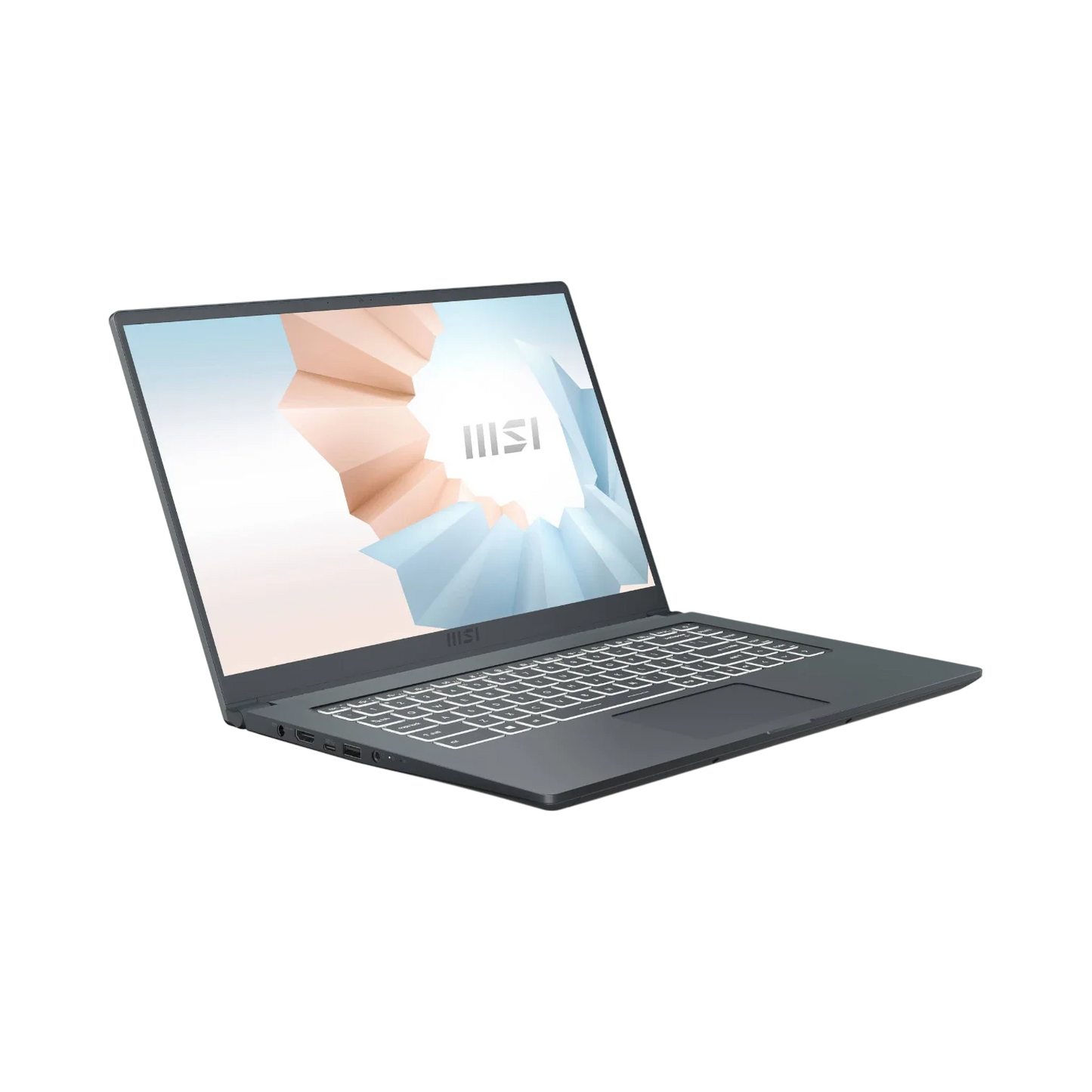 MSI Modern 15 15.6" Notebook, Intel Core i5-1155G7, 8GB DDR4 RAM, 512GB SSD (Carbon Gray)