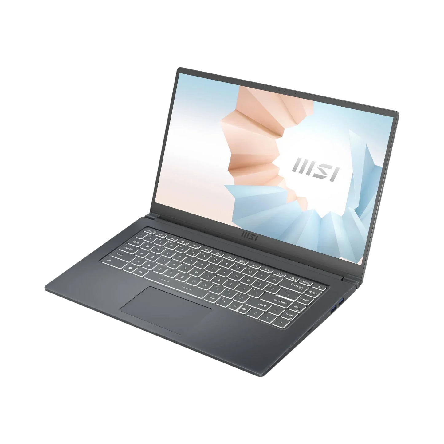 MSI Modern 15 15.6" Notebook, Intel Core i5-1155G7, 8GB DDR4 RAM, 512GB SSD (Carbon Gray)