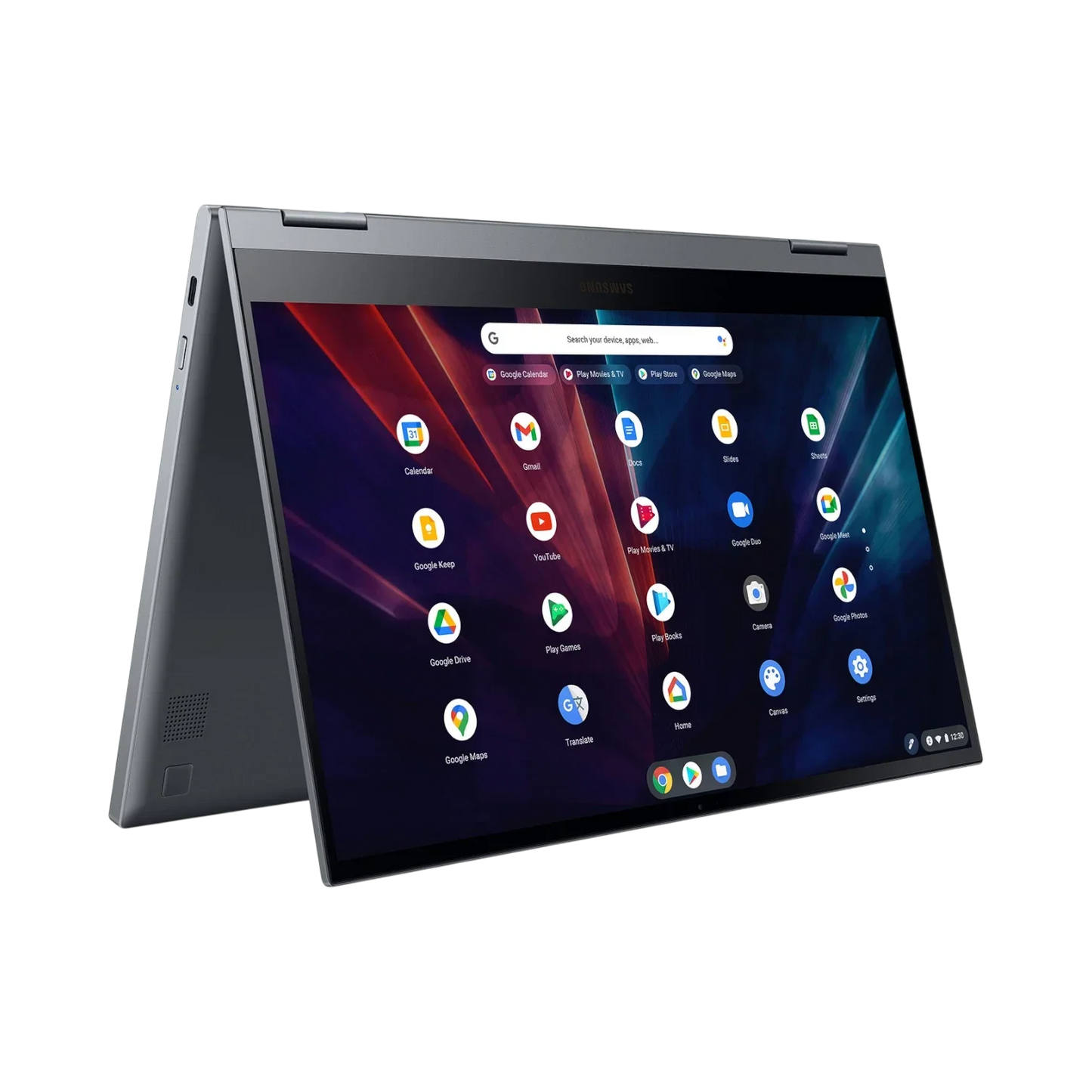 Samsung Galaxy Chromebook 2 13.3" Touch-Screen Notebook, Intel Celeron 5205U, 4GB RAM, 64GB eMMC
