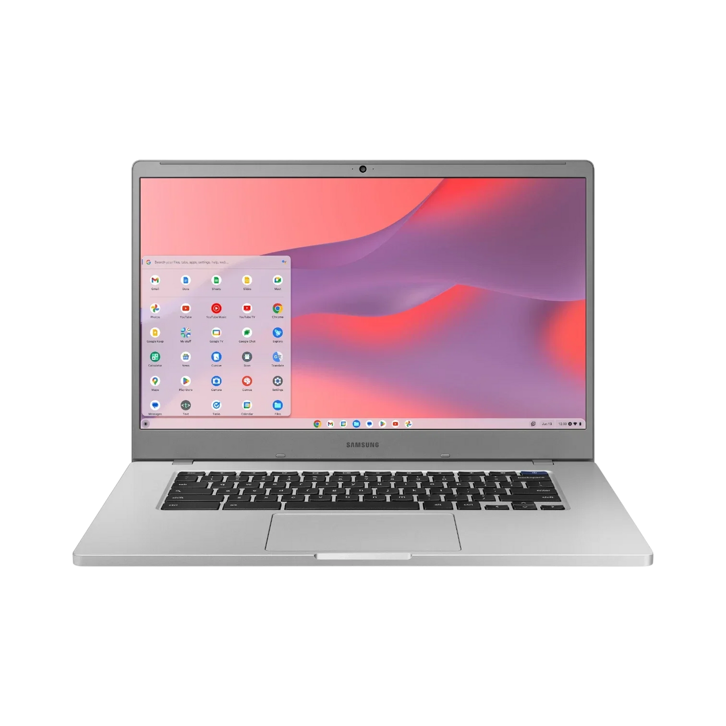 Samsung Chromebook 4+ 15.6" Laptop, Intel Celeron N4020, 4GB RAM, 64GB eMMC (Platinum Titan)