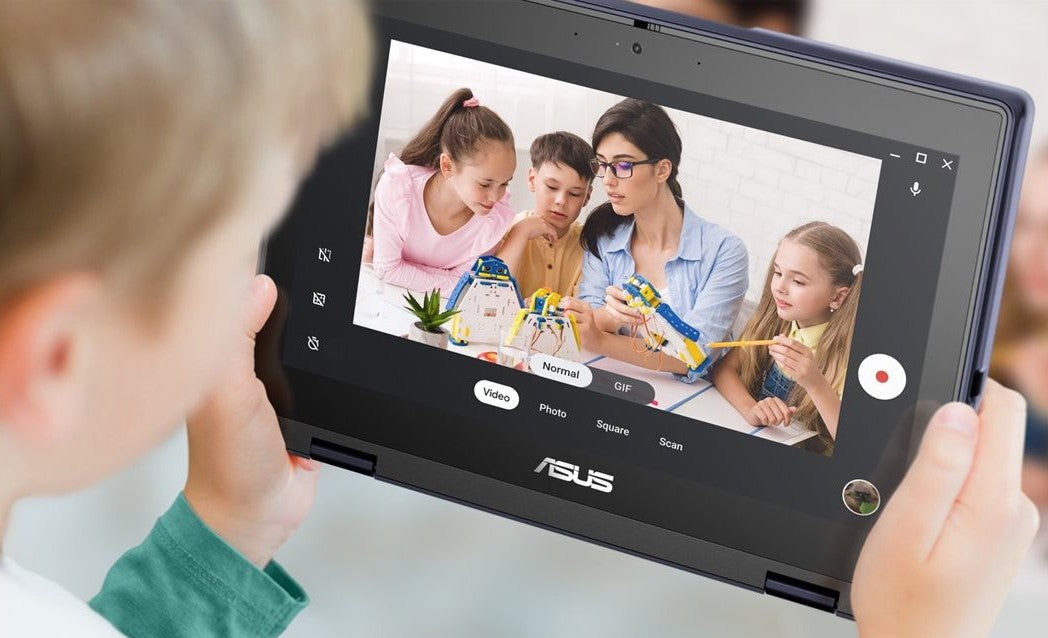 ASUS Chromebook CR11 Flip 11.6" Touchscreen 2 in 1 Chromebook, Intel N150, 4GB RAM, 32GB Flash Memory (Mineral Gray)