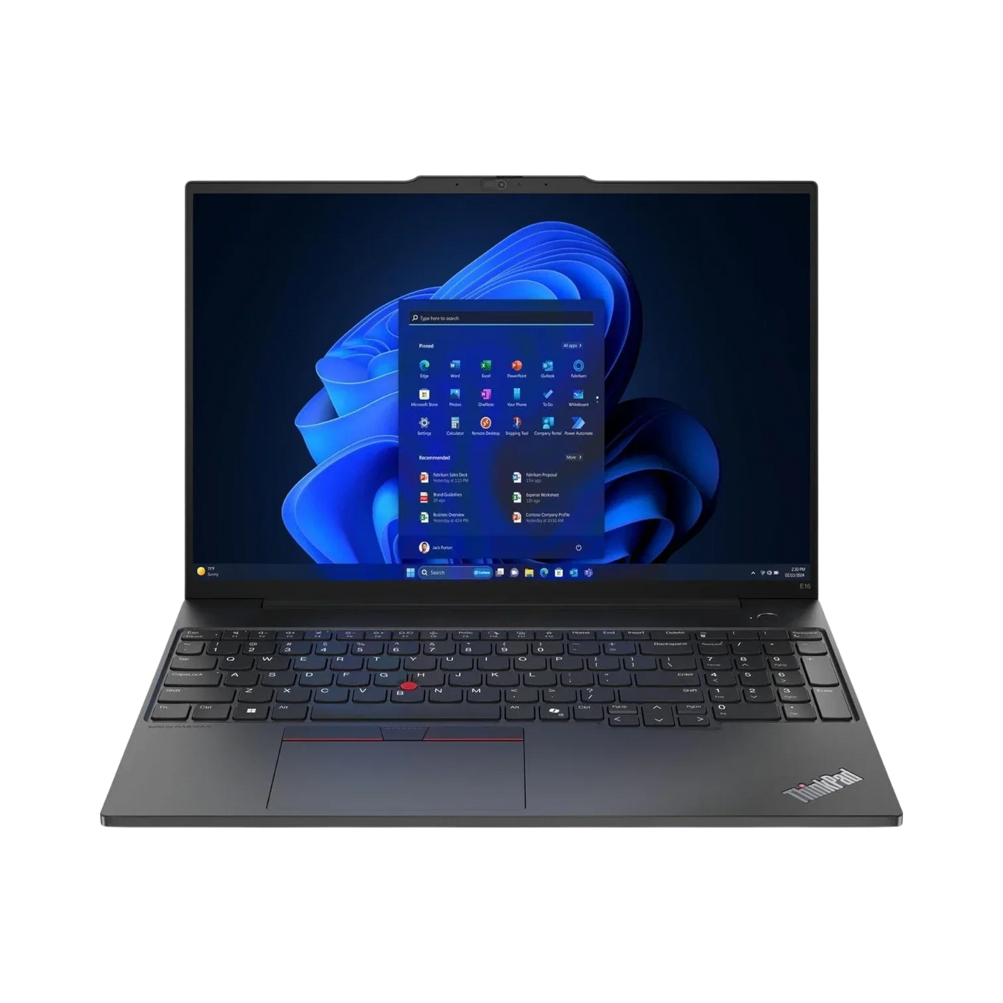 Lenovo ThinkPad E16 Gen 2 16" Laptop, Intel Core Ultra 5 125U, 16GB RAM, 1TB SSD
