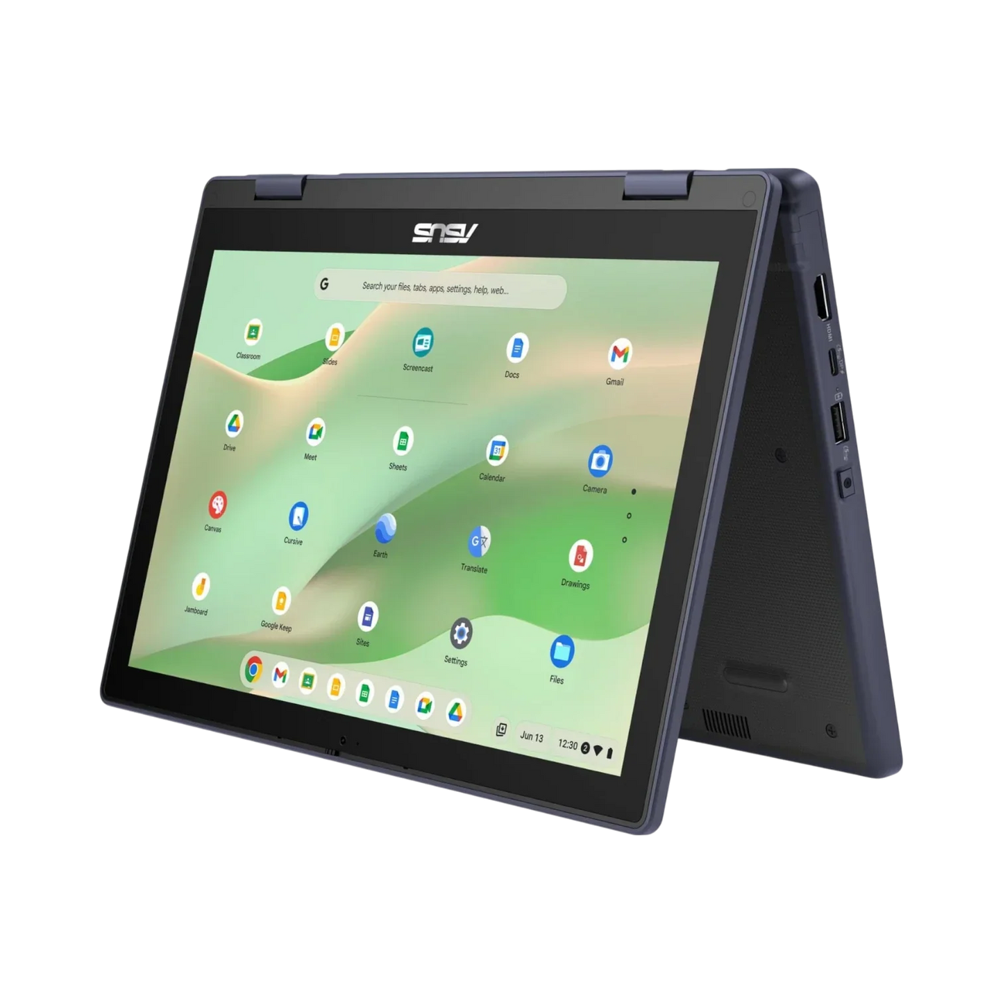 ASUS Chromebook CZ12 Flip 12.2" Notebook, MediaTek Kompanio 520, 8GB RAM, 64GB eMMC