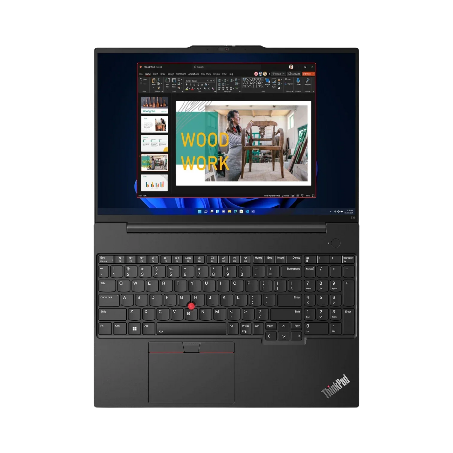 Lenovo ThinkPad E16 Gen 1 16" Touch-Screen Laptop, Intel Core i7, 16GB RAM, 512GB SSD