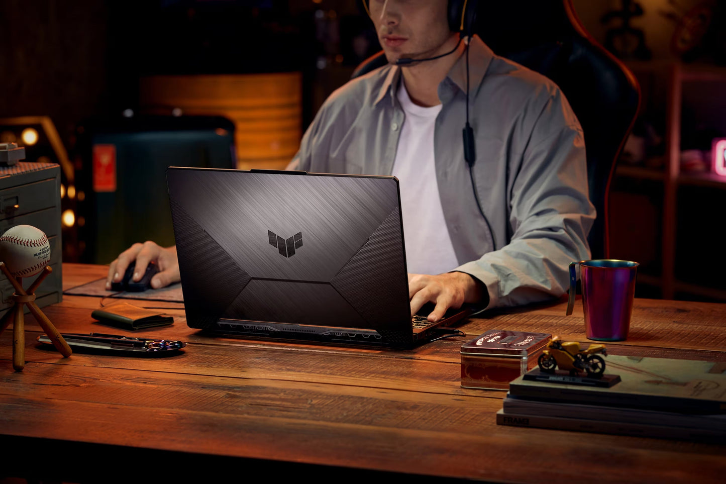 ASUS TUF Gaming A15 15.6" Gaming Laptop, AMD Ryzen 5 7535HS, NVIDIA RTX 3050, 8GB RAM, 512GB SSD (Graphite Black)