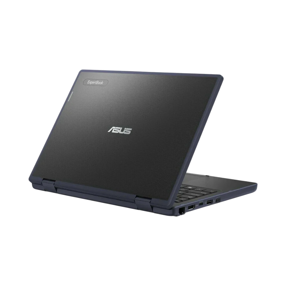 ASUS BR1204F 12.2" Touchscreen Rugged 2-in-1 Notebook, Intel N250, 8GB RAM, 128GB SSD (Mineral Gray)
