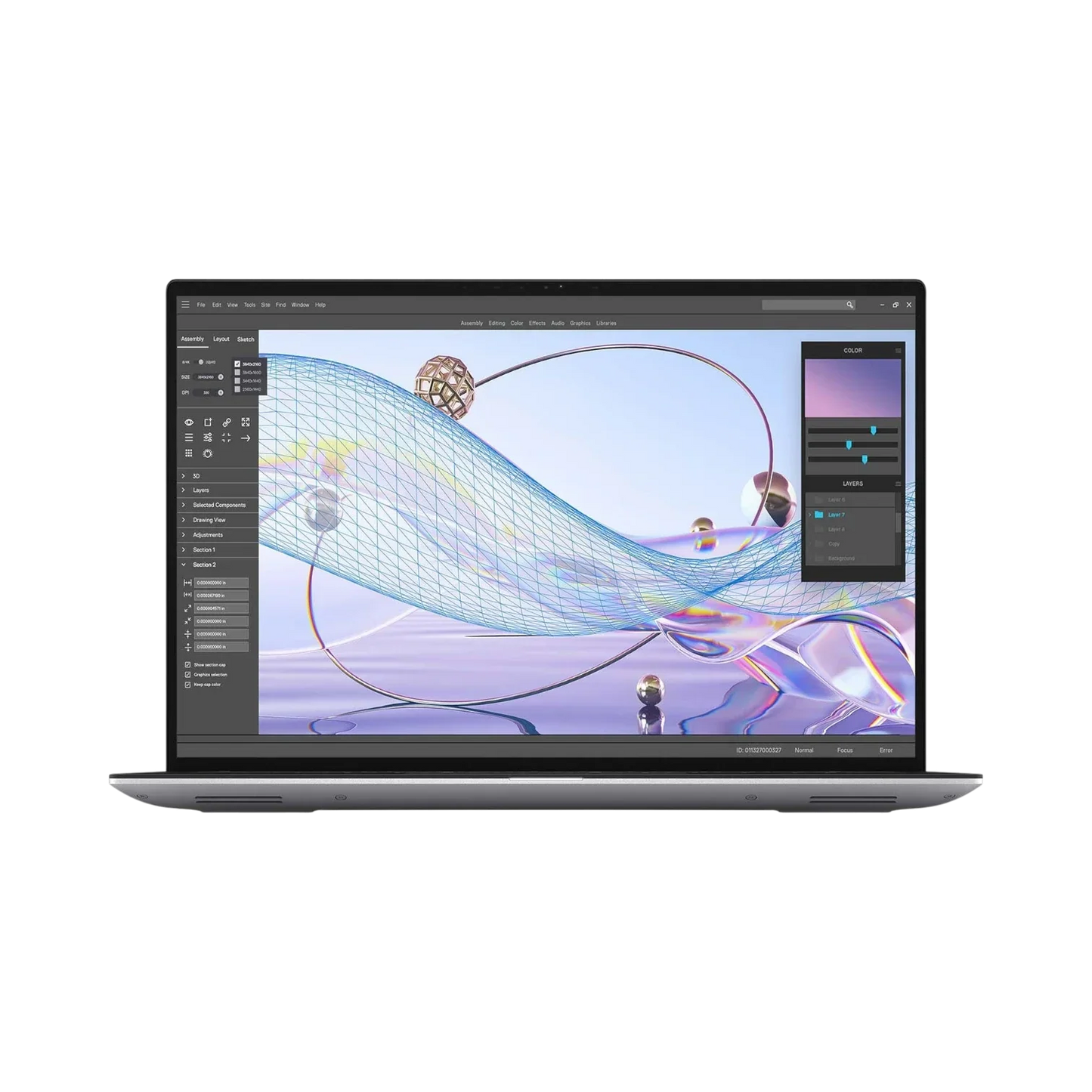 Dell Mobile Precision 5470 14" Workstation, Intel Core i7-12800H, NVIDIA RTX A1000, 16GB RAM, 512GB SSD (Silver)