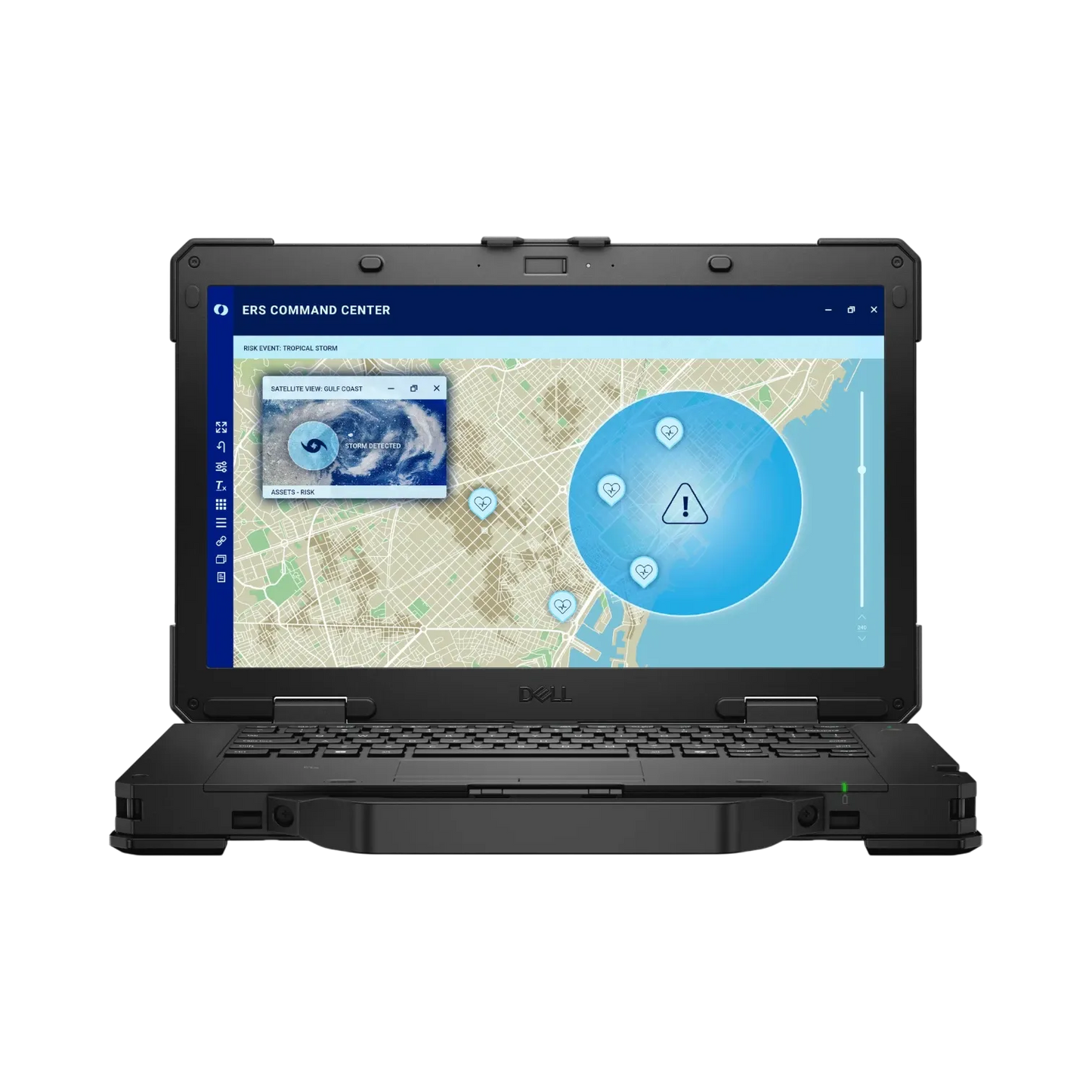 Dell Pro Rugged 14 14" Laptop, Intel Core Ultra 5 135U, 16GB DDR4 RAM, 512GB SSD