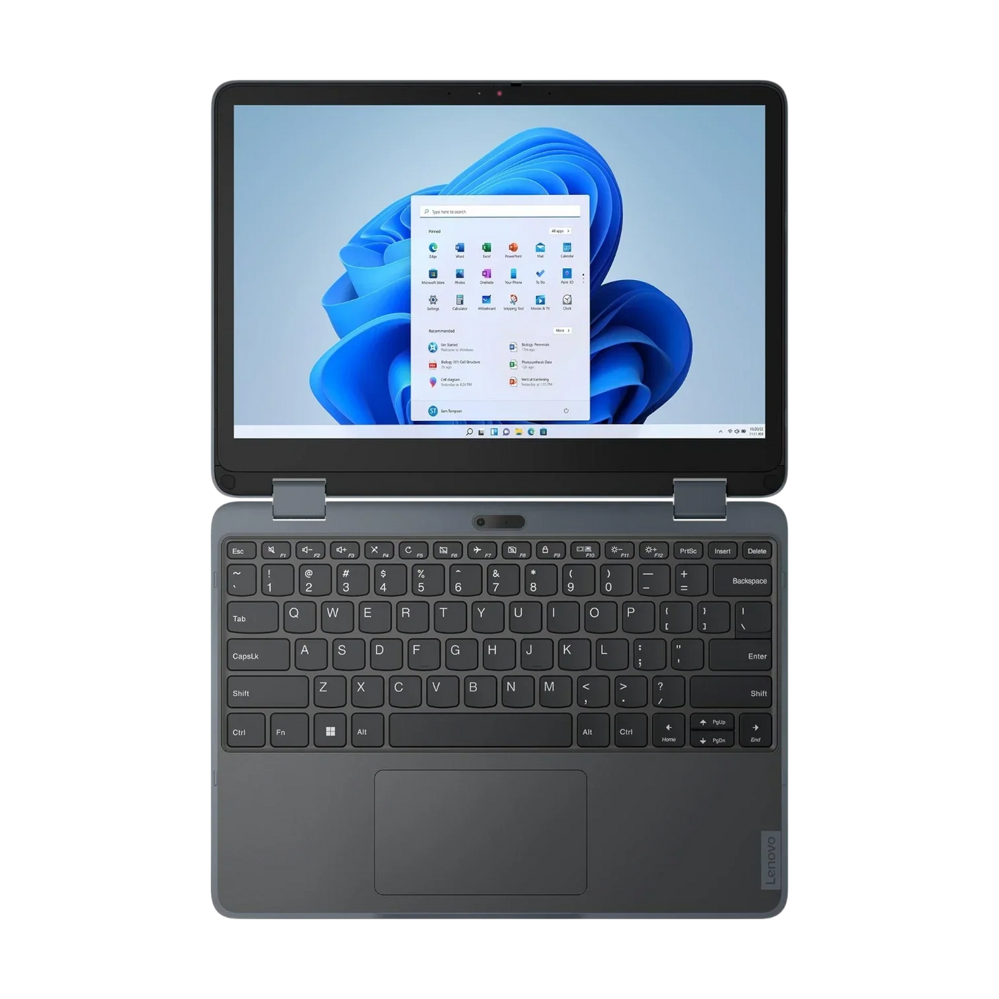 Lenovo 500w Yoga Gen 4 12.2" Touchscreen Convertible 2 in 1 Notebook, Intel Core i3-N300, 8GB RAM, 128GB SSD