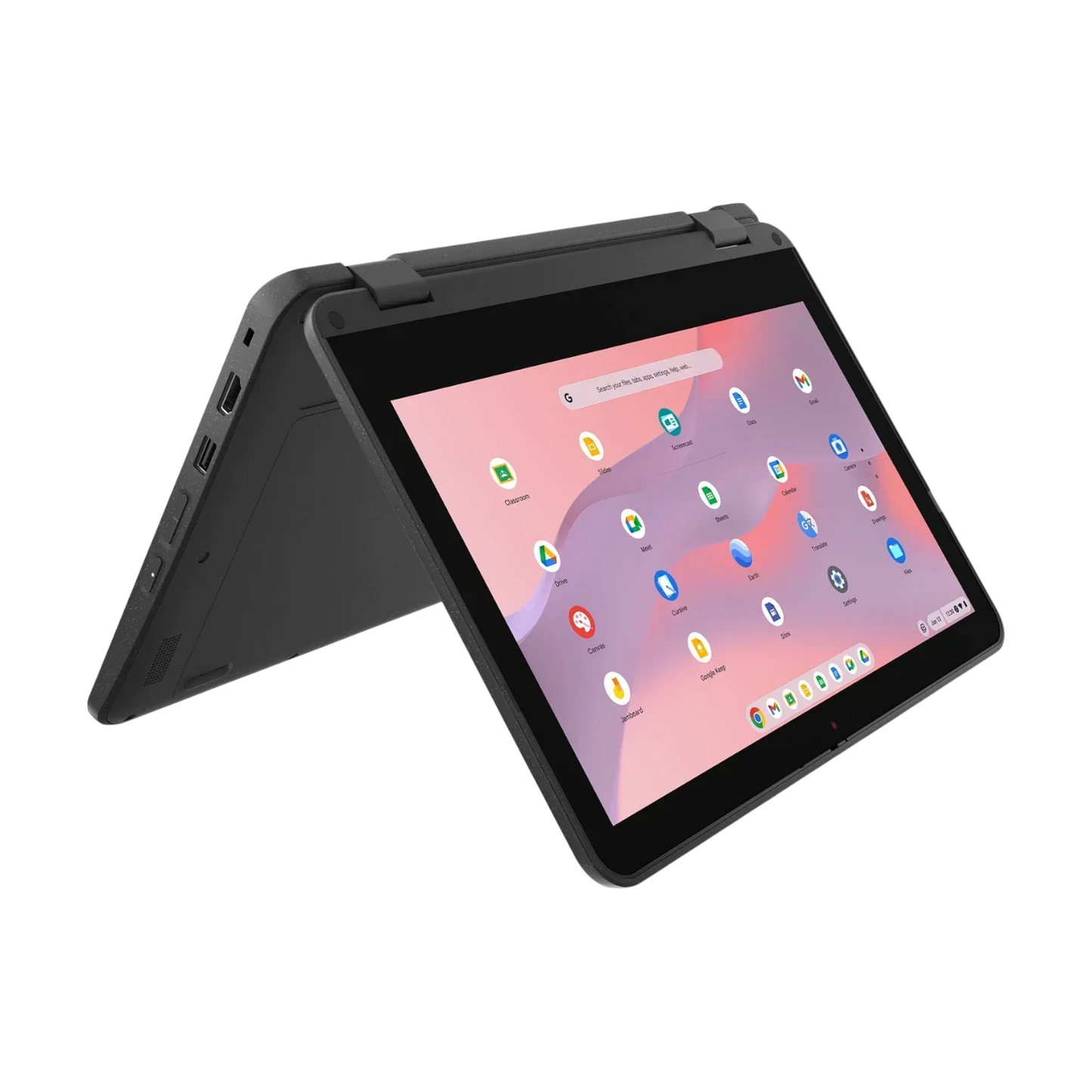 Lenovo 500e Gen 4s 11.6" Touchscreen Convertible 2 in 1 Chromebook, Intel N100, 8GB RAM, 64GB Flash Memory
