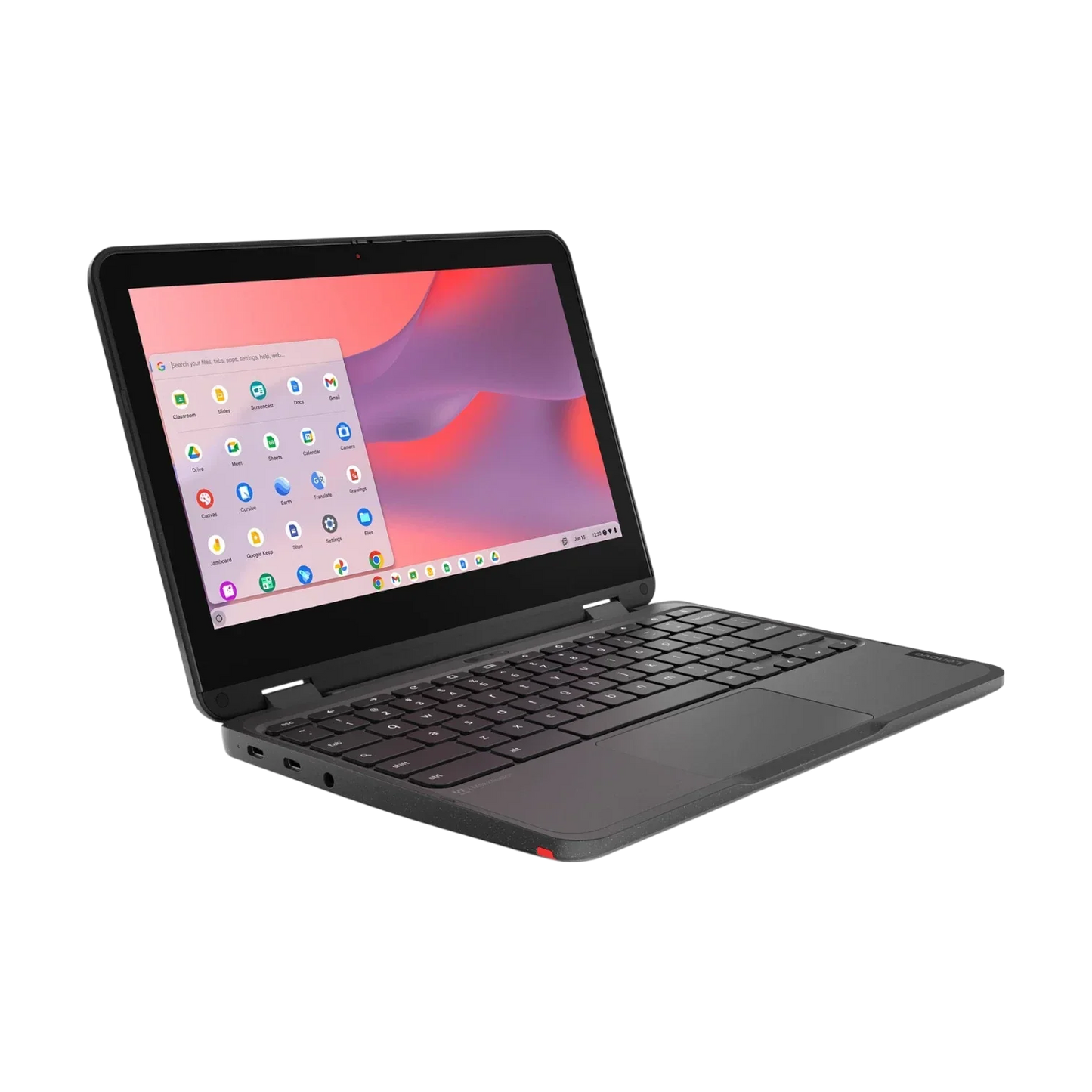 Lenovo 500e Gen 4s 11.6" Touchscreen Convertible 2 in 1 Chromebook, Intel N100, 8GB RAM, 64GB Flash Memory