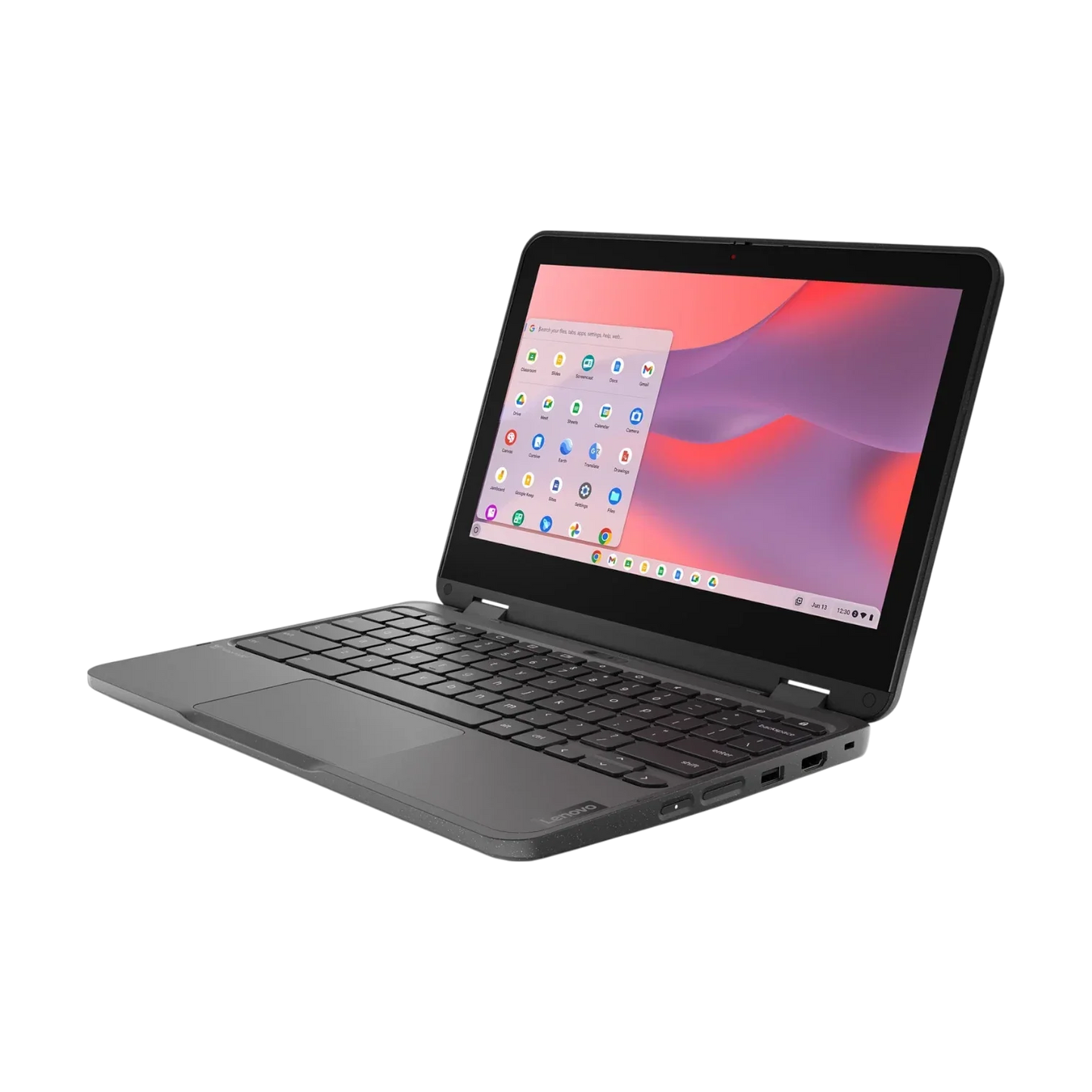 Lenovo 500e Gen 4s 11.6" Touchscreen Convertible 2 in 1 Chromebook, Intel N100, 8GB RAM, 64GB Flash Memory