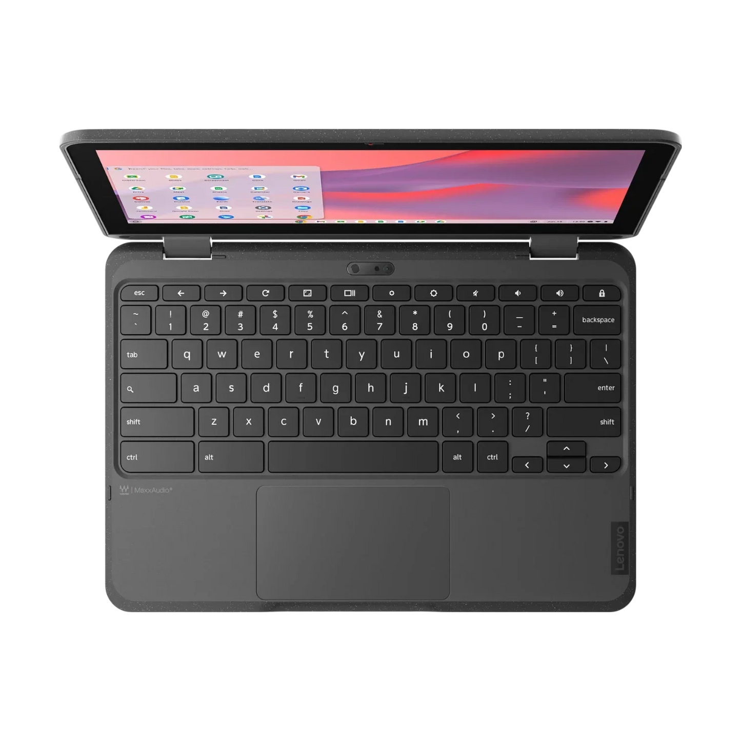 Lenovo 500e Gen 4s 11.6" Touchscreen Convertible 2 in 1 Chromebook, Intel N100, 8GB RAM, 64GB Flash Memory