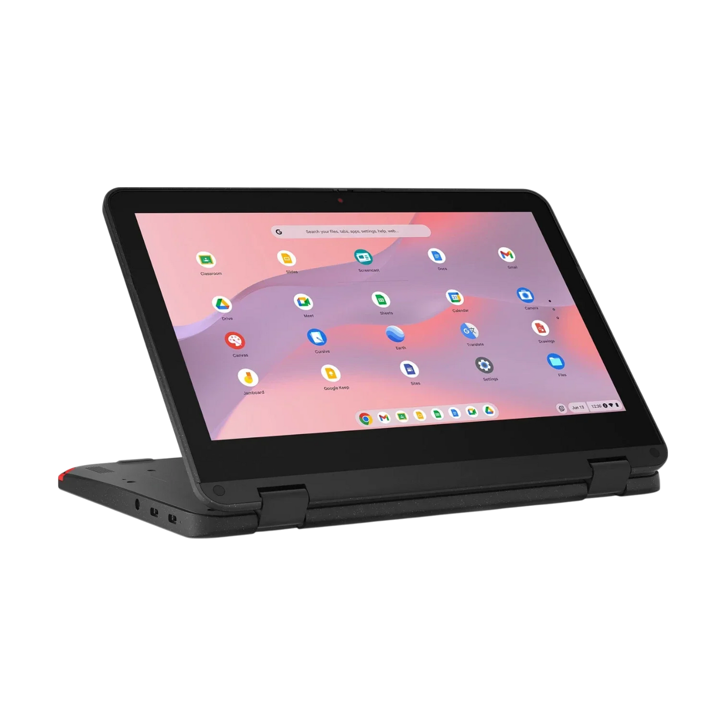 Lenovo 500e Gen 4s 11.6" Touchscreen Convertible 2 in 1 Chromebook, Intel N100, 8GB RAM, 64GB Flash Memory