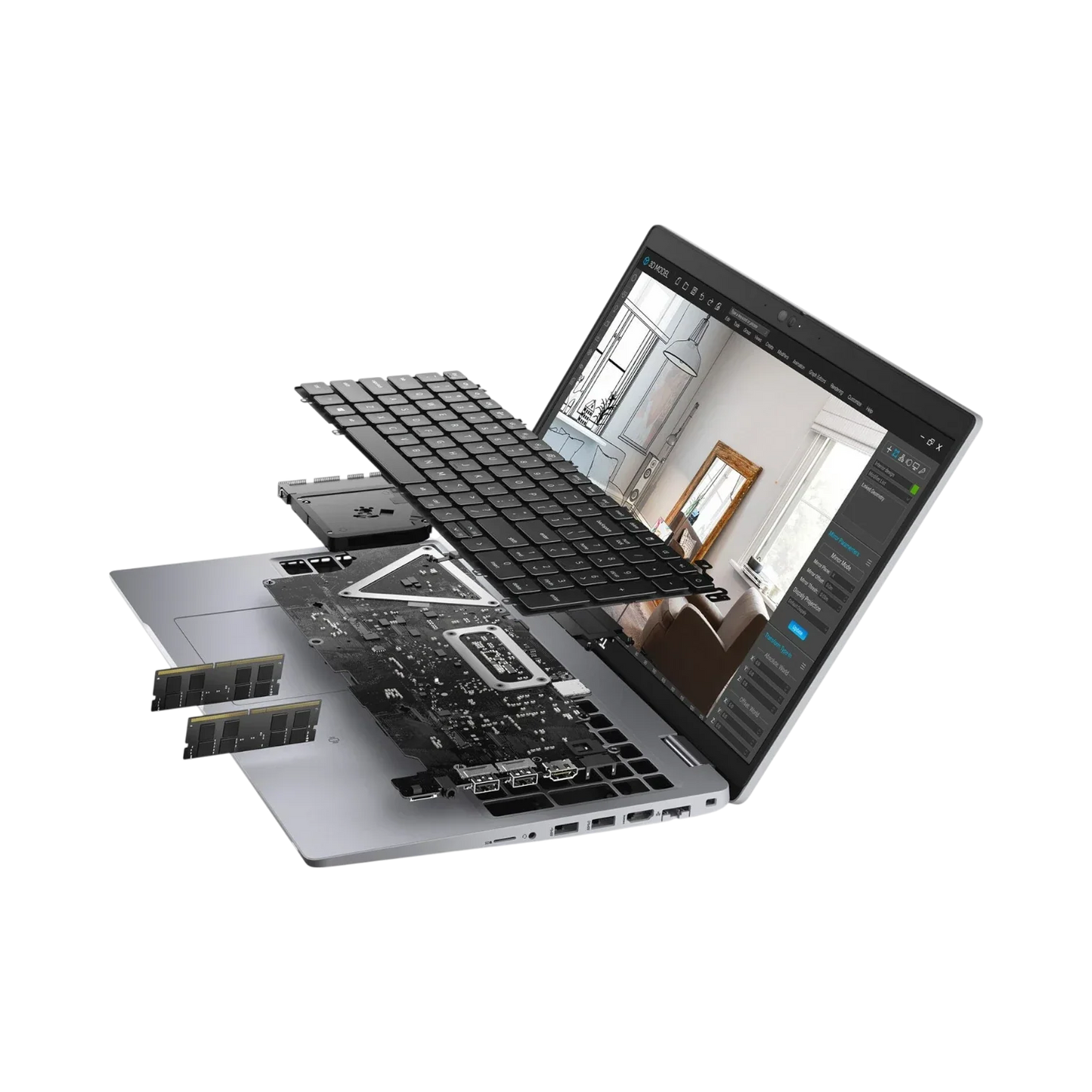 Dell Precision 3560 15.6" Mobile Workstation, Intel Core i7-1185G7, NVIDIA Quadro T500, 16GB DDR4 RAM, 512GB SSD