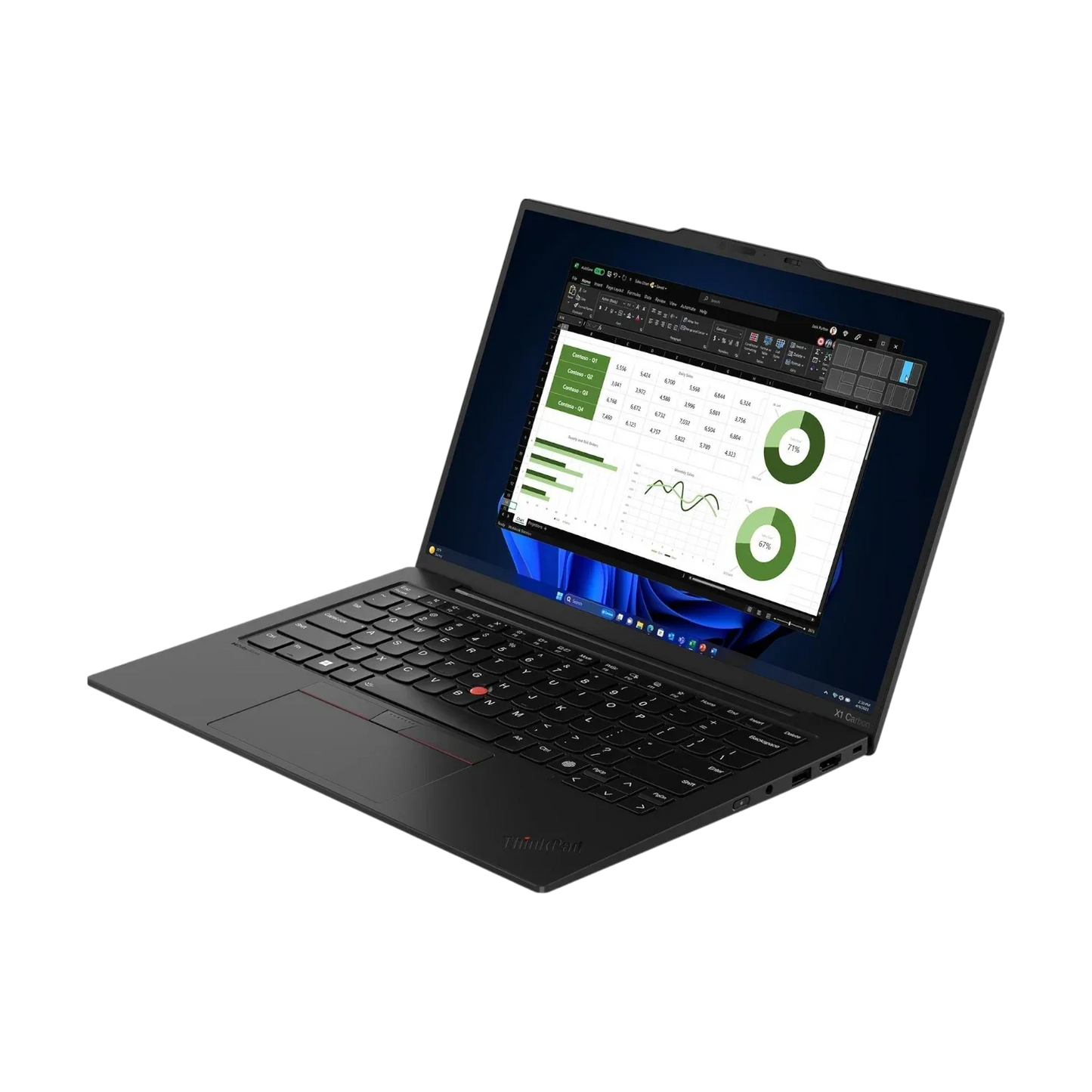 Lenovo ThinkPad X1 Carbon G12 14" Laptop, Intel Core Ultra 7 165U vPro, 16GB RAM, 1TB SSD