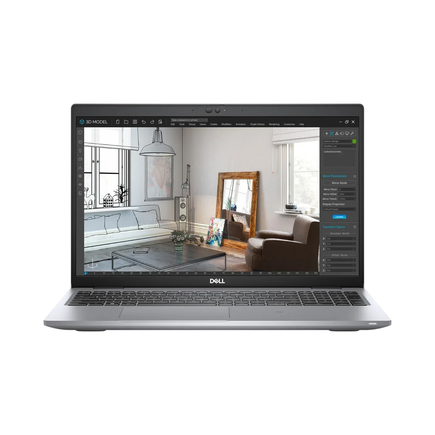 Dell Precision 3560 15.6" Mobile Workstation, Intel Core i5-1145G7, NVIDIA Quadro T500, 16GB DDR4 RAM, 256GB SSD