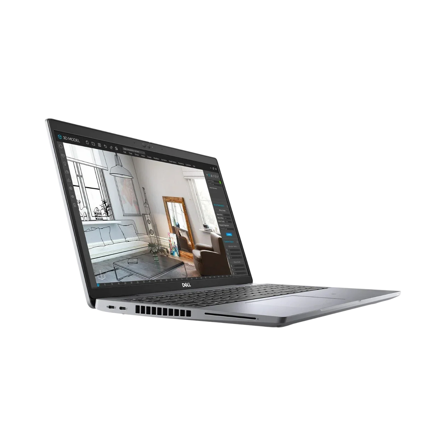 Dell Precision 3560 15.6" Mobile Workstation, Intel Core i5-1145G7, NVIDIA Quadro T500, 16GB DDR4 RAM, 256GB SSD