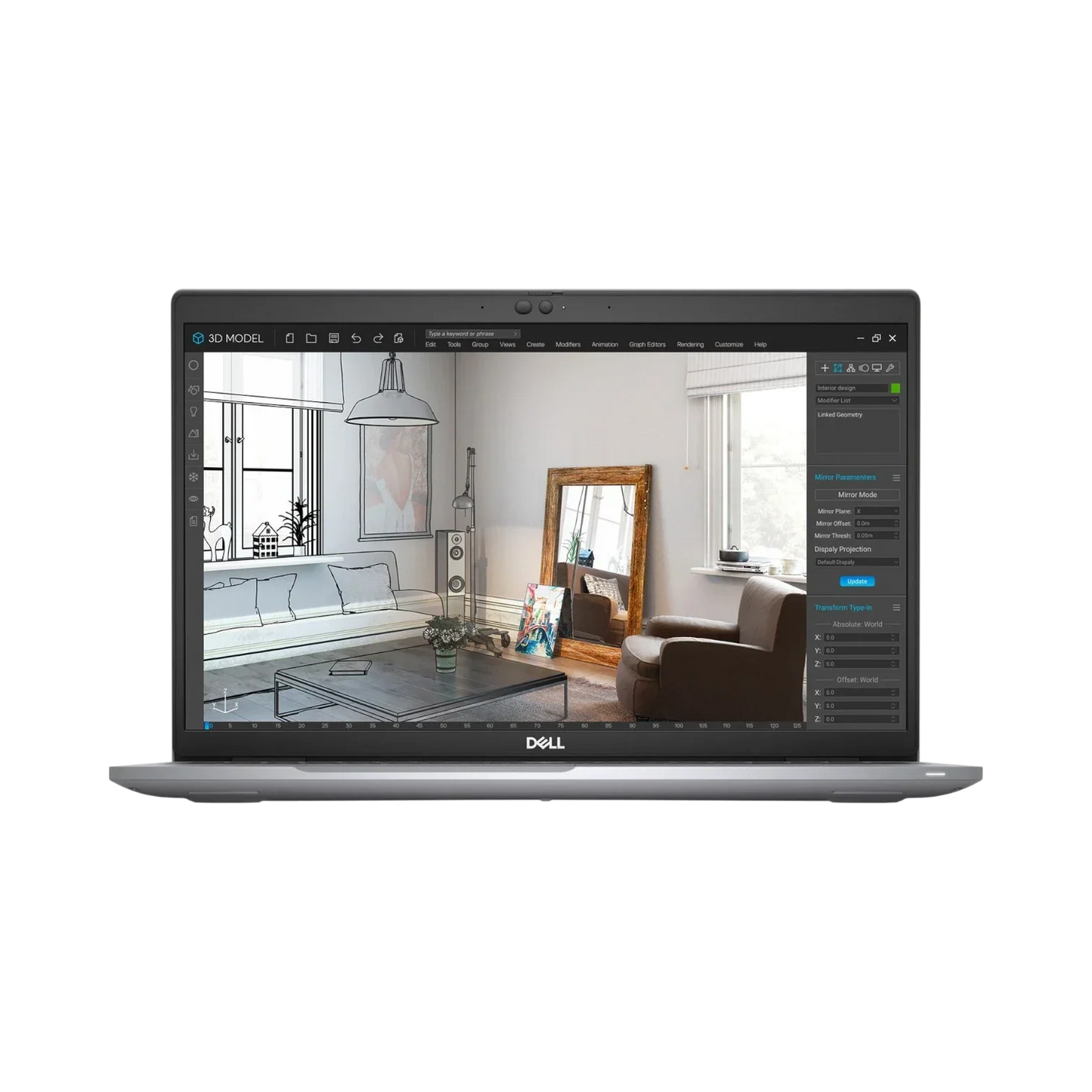 Dell Precision 3560 15.6" Mobile Workstation, Intel Core i5-1145G7, NVIDIA Quadro T500, 16GB DDR4 RAM, 256GB SSD