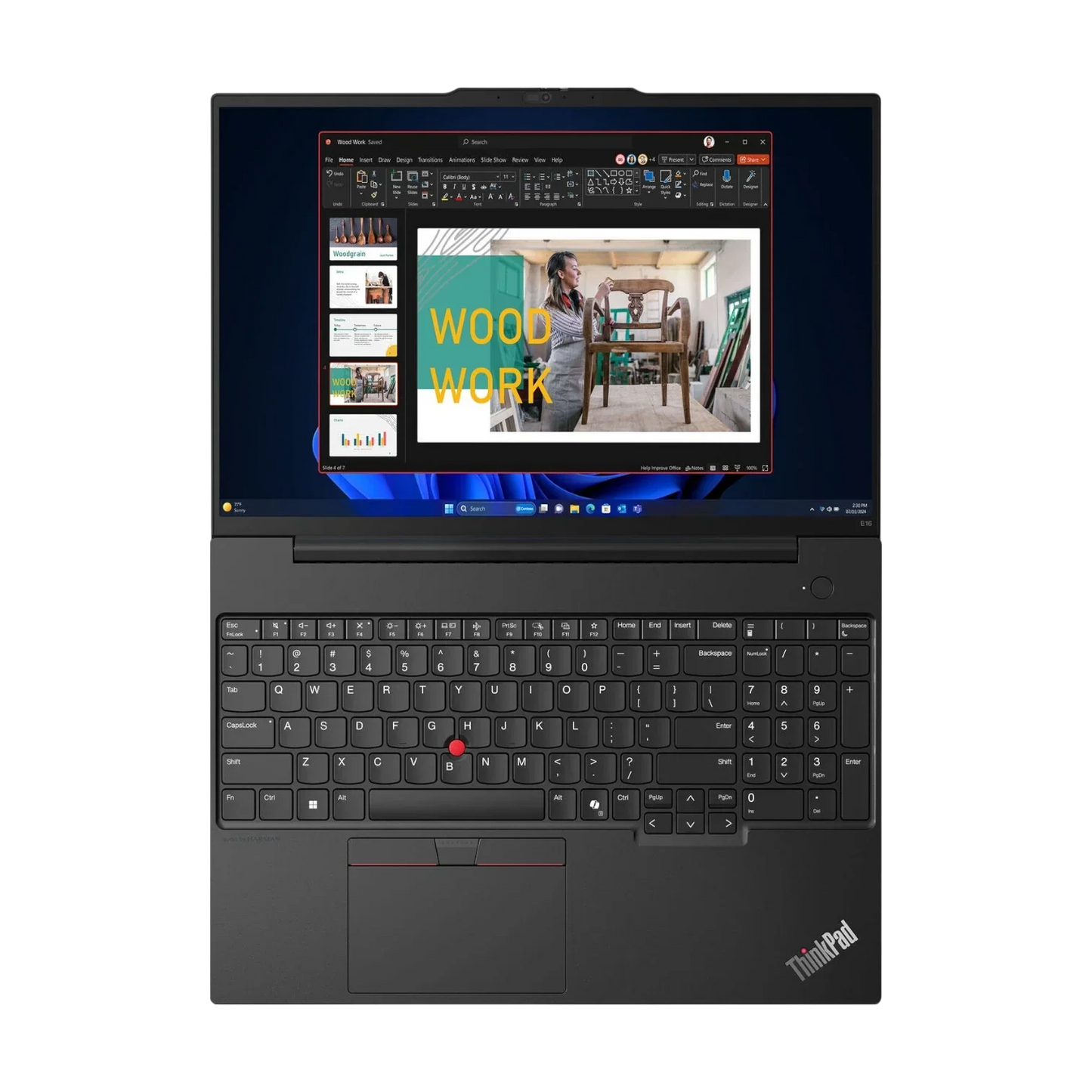 Lenovo ThinkPad E16 Gen 2 16" Touchscreen Laptop, Intel Core Ultra 5 125U, 16GB RAM, 512GB SSD