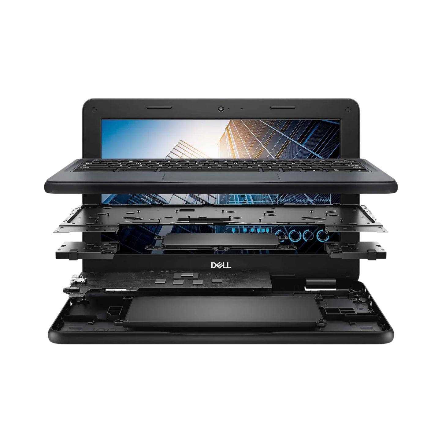 Dell Chromebook 11 3100 11.6" Multi-Touch Laptop, Intel Celeron N4020, 4GB RAM, 32GB eMMC