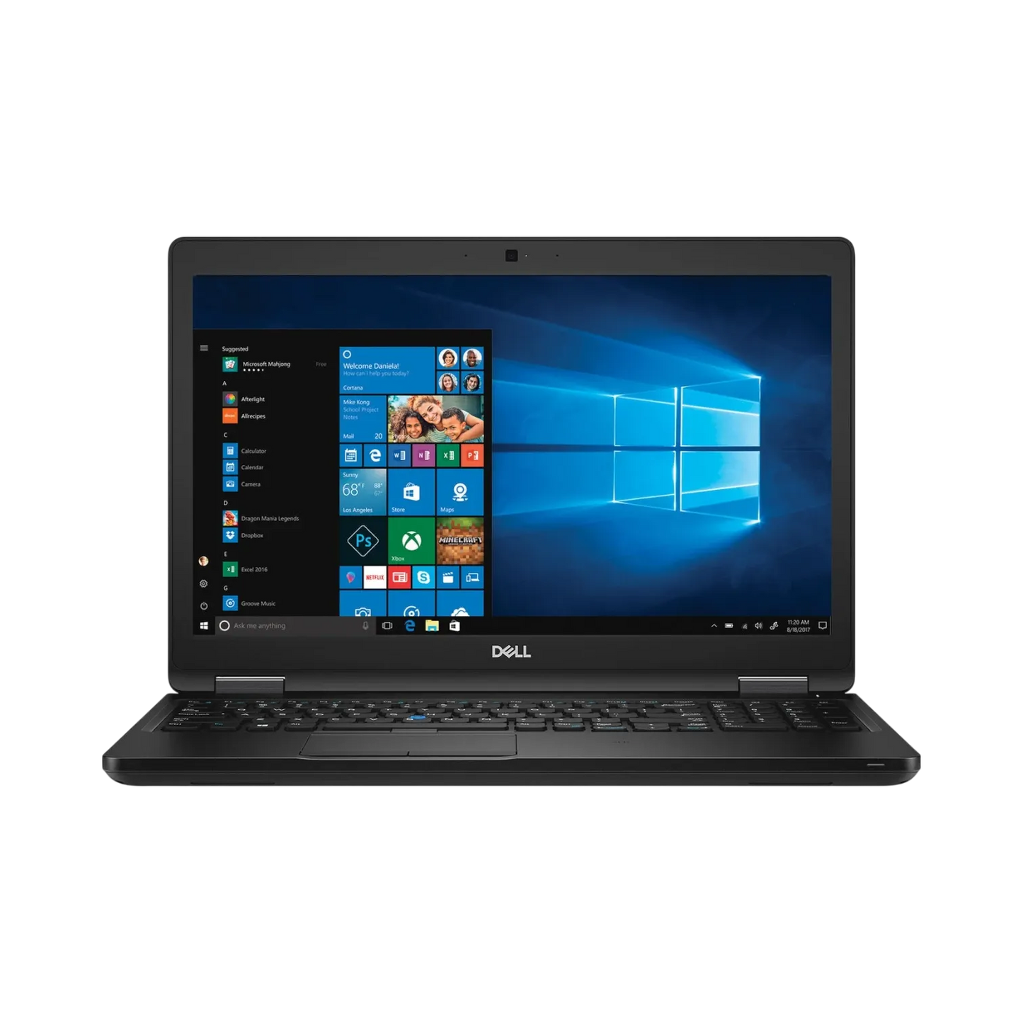 Dell Latitude 5580 15.6" Laptop, Intel Core i7-7820HQ, NVIDIA 940MX, 8GB DDR4 RAM, 256GB SSD