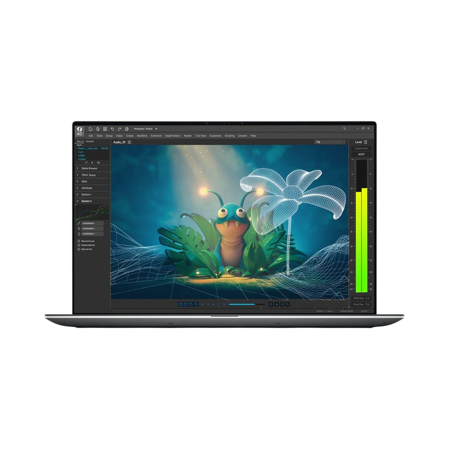 Dell Precision 5570 15.6" Mobile Workstation, Intel Core i7-12700H, NVIDIA RTX A1000, 32GB DDR5 RAM, 512GB SSD