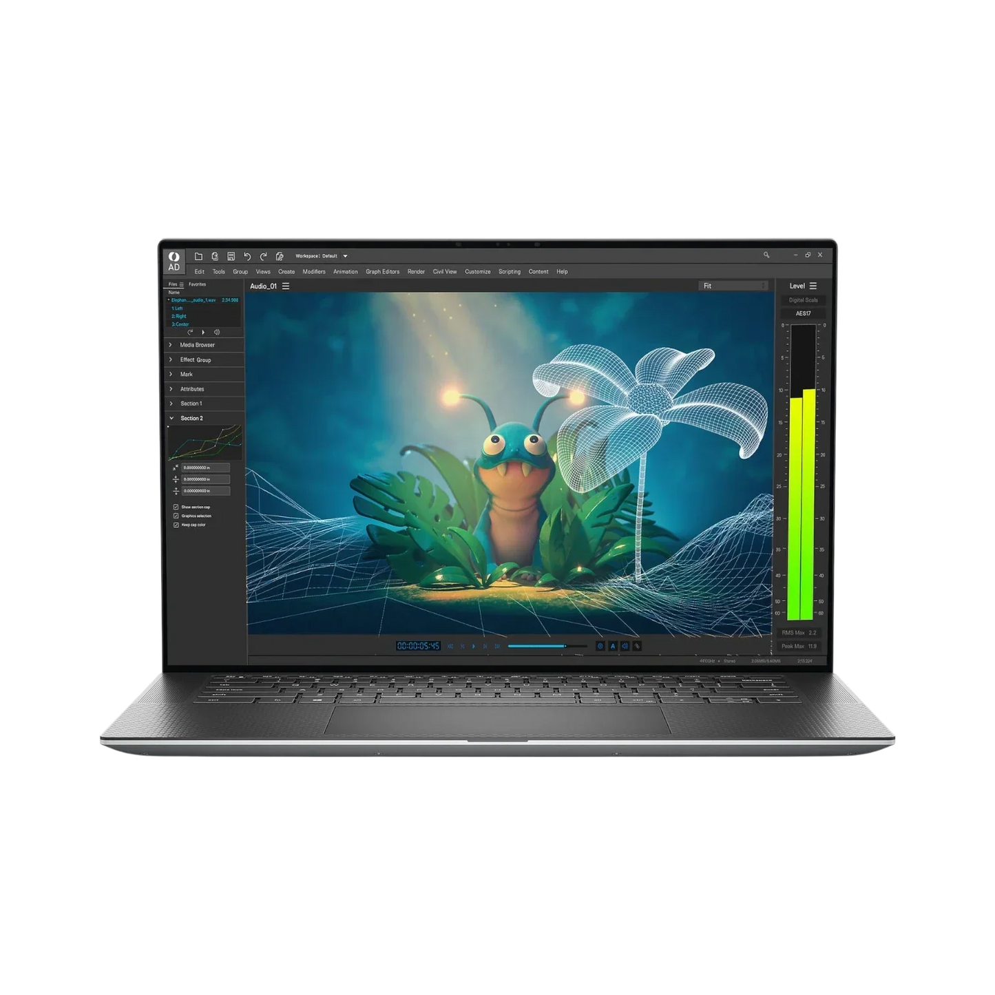Dell Precision 5570 15.6" Mobile Workstation, Intel Core i7-12700H, NVIDIA RTX A1000, 32GB DDR5 RAM, 512GB SSD