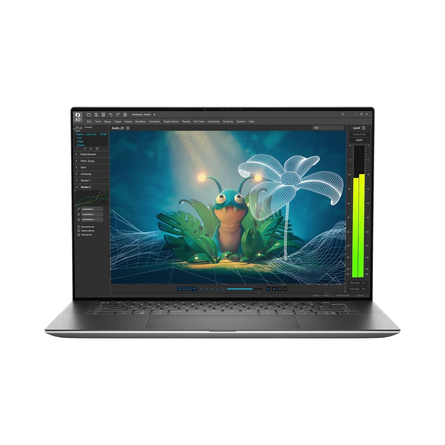 Dell Precision 5570 15.6" Mobile Workstation, Intel Core i7-12700H, NVIDIA RTX A2000, 32GB DDR5 RAM, 512GB SSD