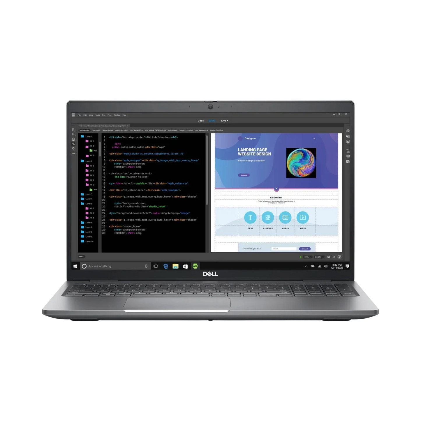 Dell Precision 3580 15.6" Mobile Workstation, Intel Core i5-1335U, 16GB DDR4 RAM, 256GB SSD (Wi-Fi)