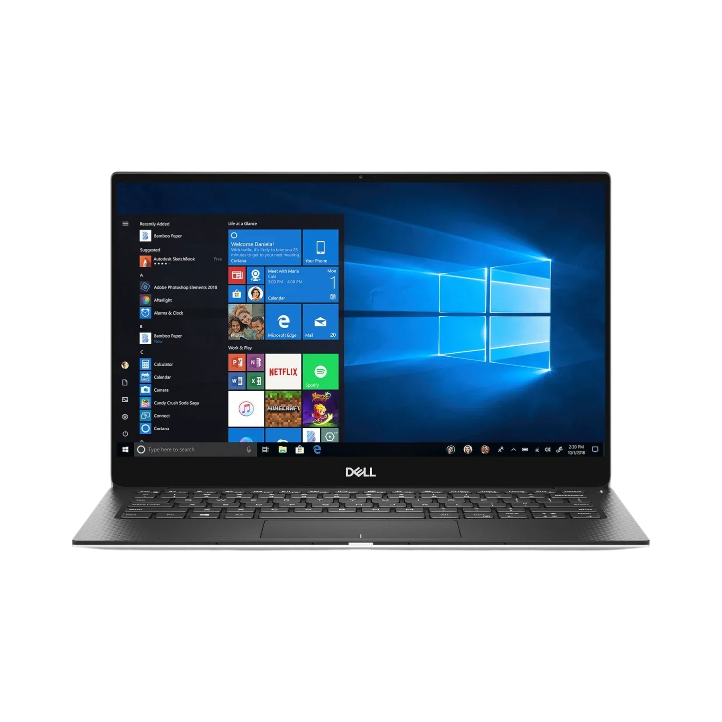 Dell XPS 13 9380 13.3" Laptop, Intel Core i5-8265U, 8GB RAM, 256GB SSD