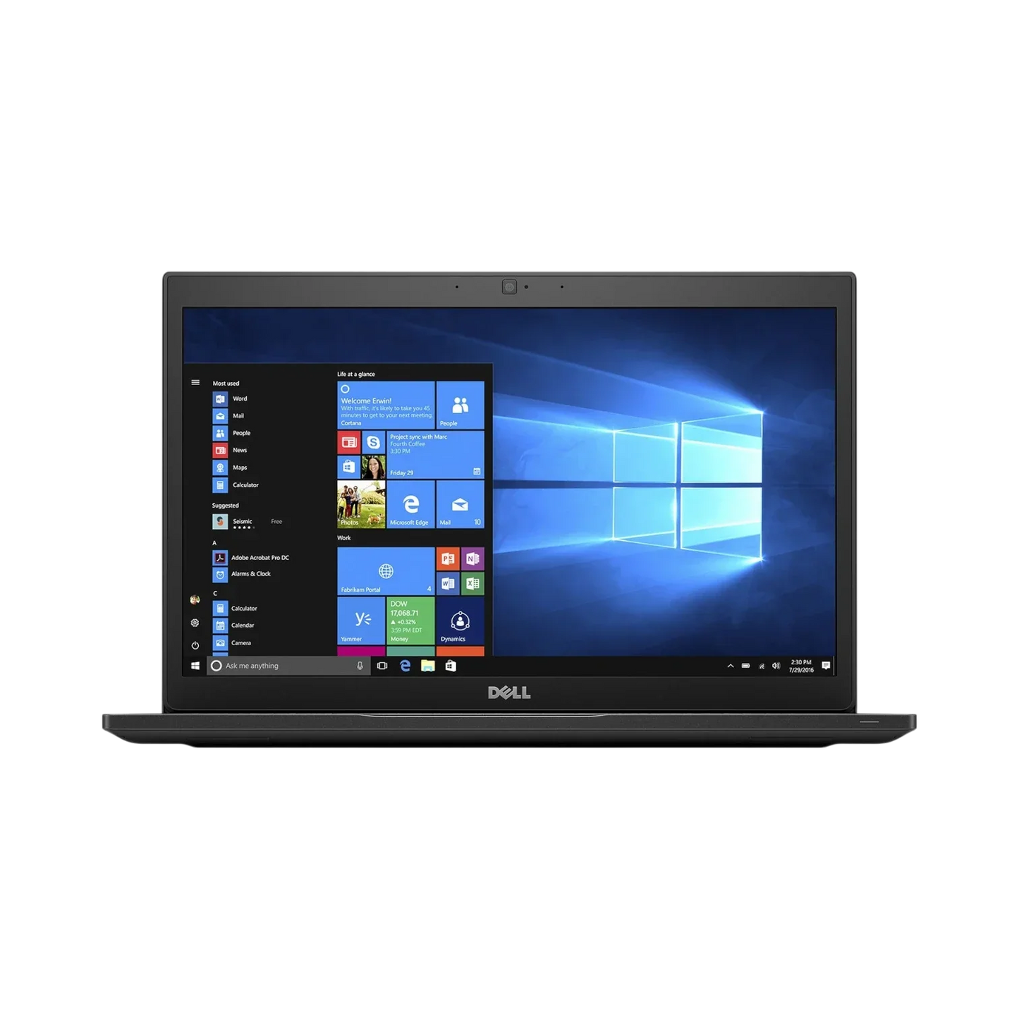 Dell Latitude 7480 14" Laptop, Intel Core i7-7600U, 8GB DDR4 RAM, 256GB SSD