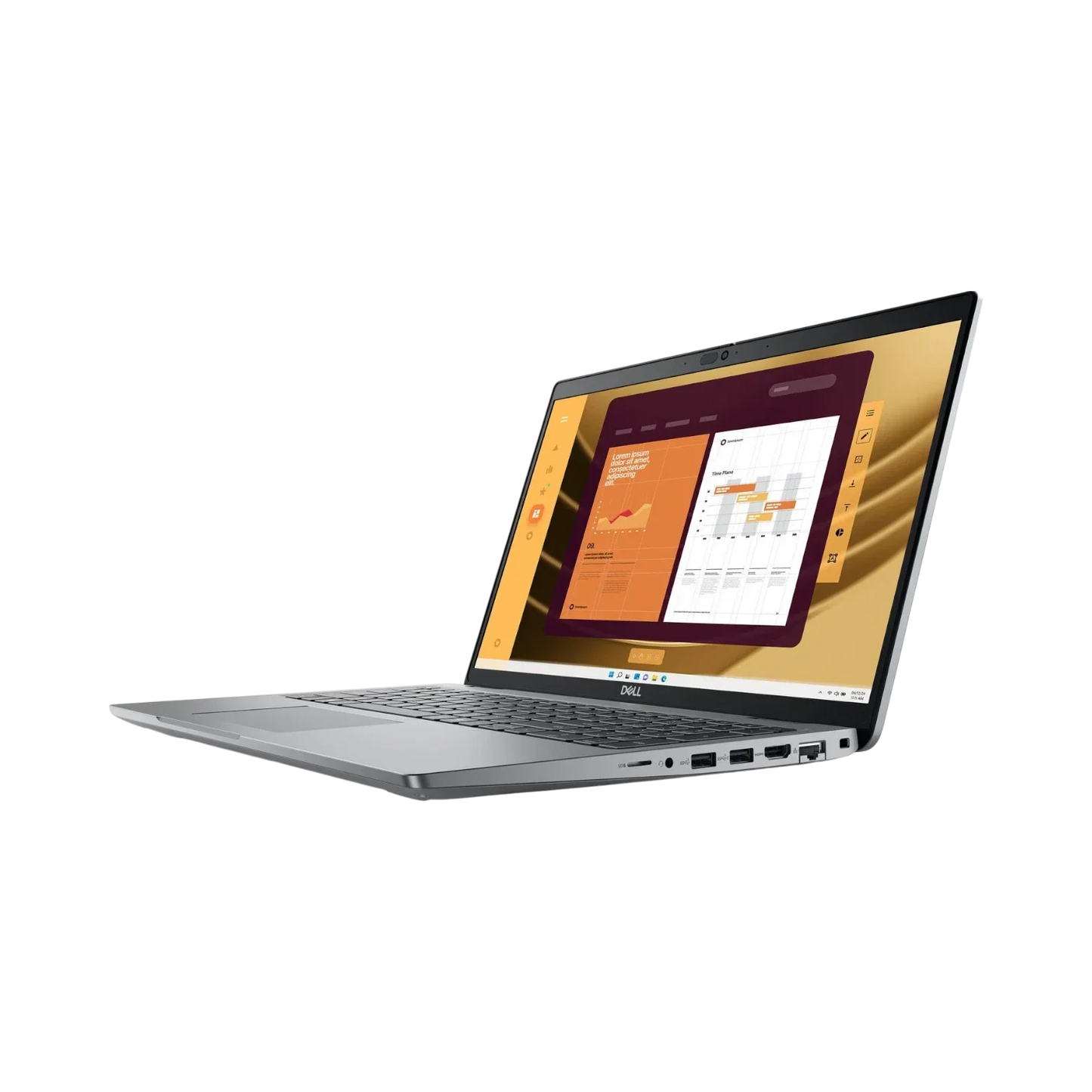 Dell Latitude 5550 15.6" Multi-Touch Laptop, Intel Core Ultra 7 155U, 16GB DDR5 RAM, 512GB SSD (Silver)