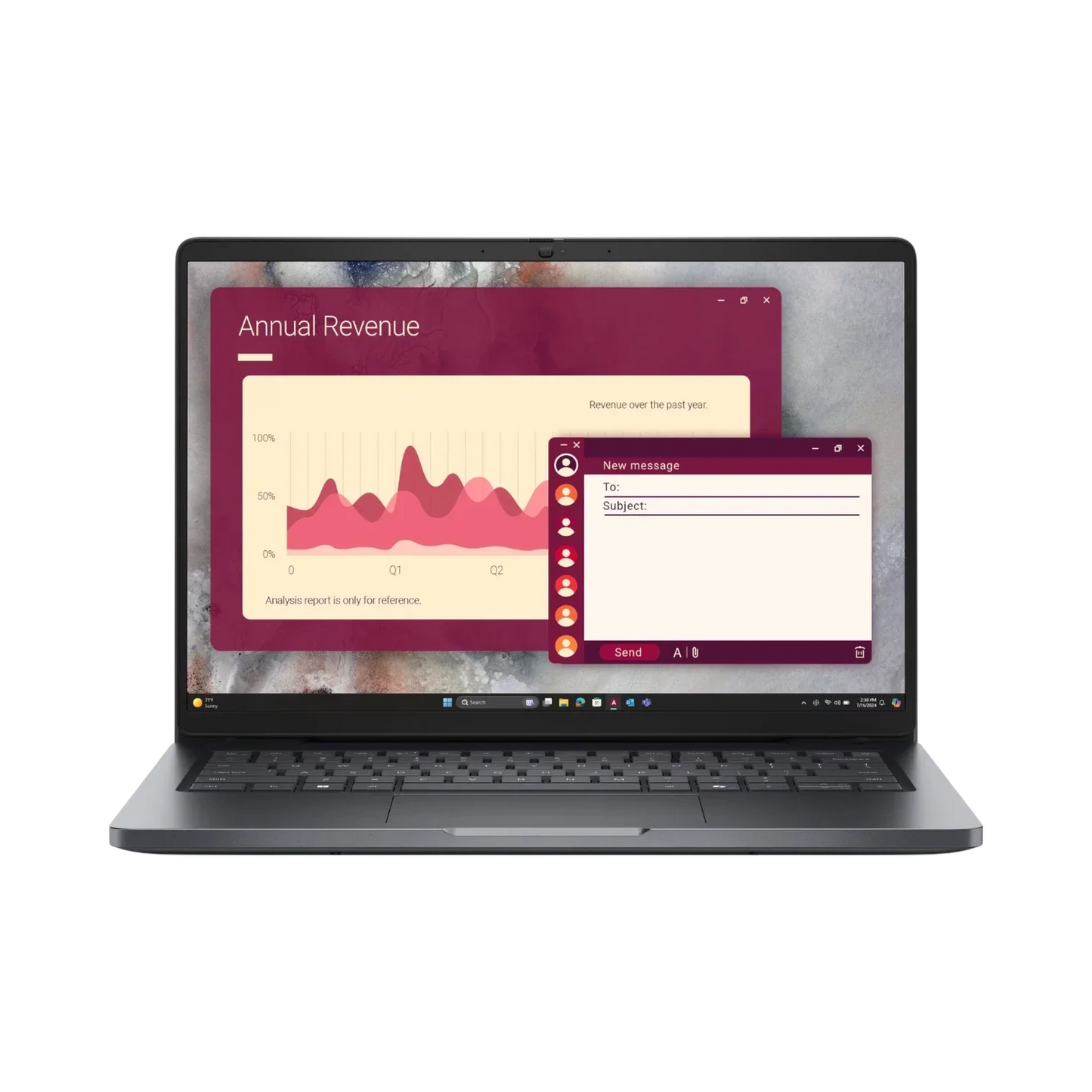 Dell Pro 14 14" Laptop, Intel Core 5 120U, 16GB DDR5 RAM, 256GB SSD
