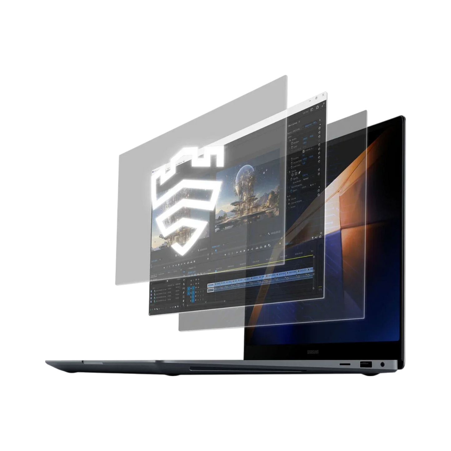 Samsung Galaxy Book4 Ultra 16" Multi-Touch Laptop, Intel Core Ultra 9 185H, NVIDIA RTX 4070, 32GB RAM, 1TB SSD