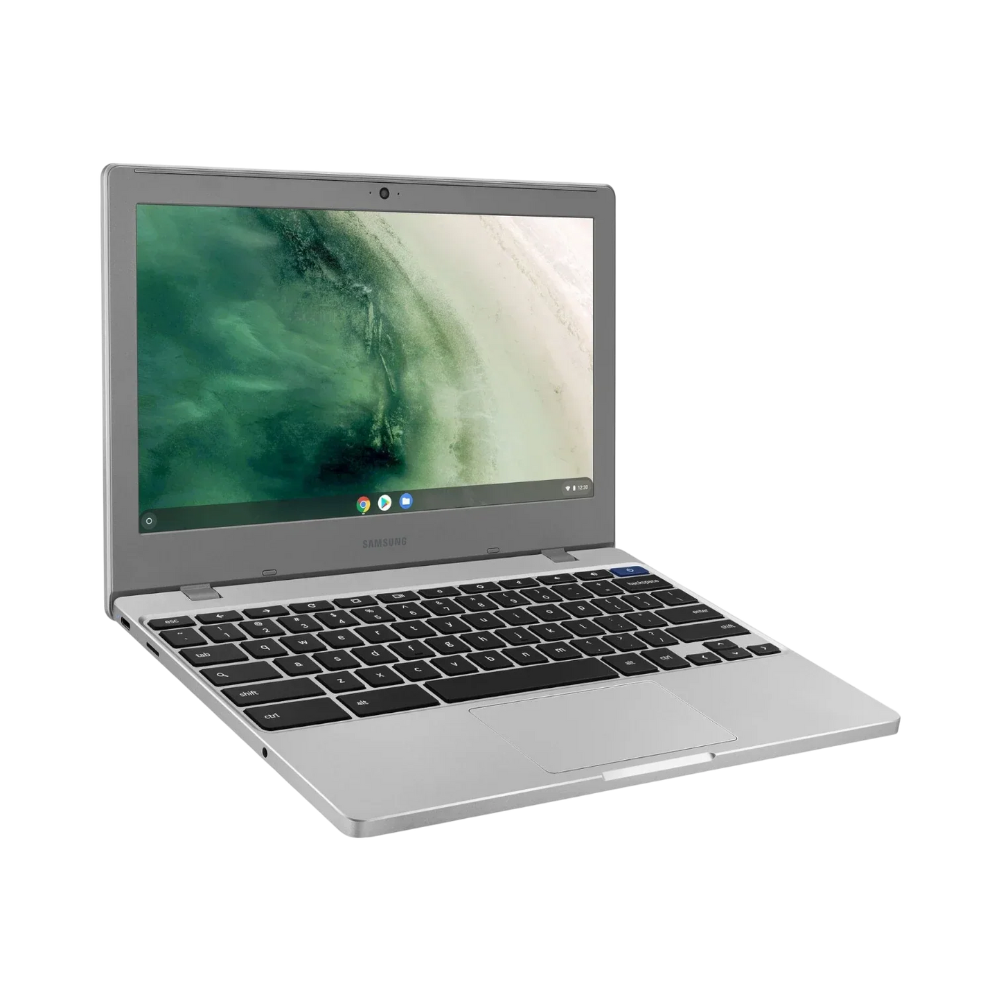 Samsung Chromebook 4 11.6" Notebook, Intel Celeron N4000, 6GB RAM, 64GB eMMC (Platinum Titan)