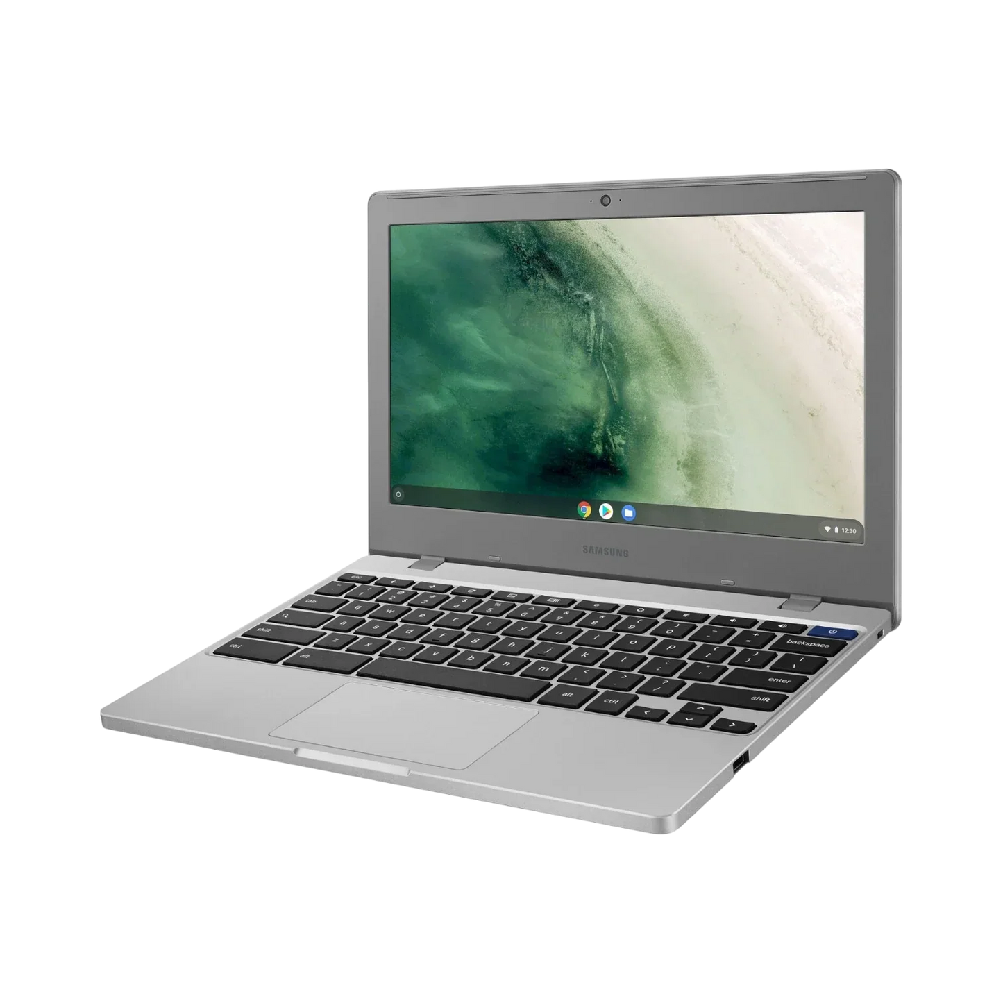 Samsung Chromebook 4 11.6" Notebook, Intel Celeron N4000, 6GB RAM, 64GB eMMC (Platinum Titan)