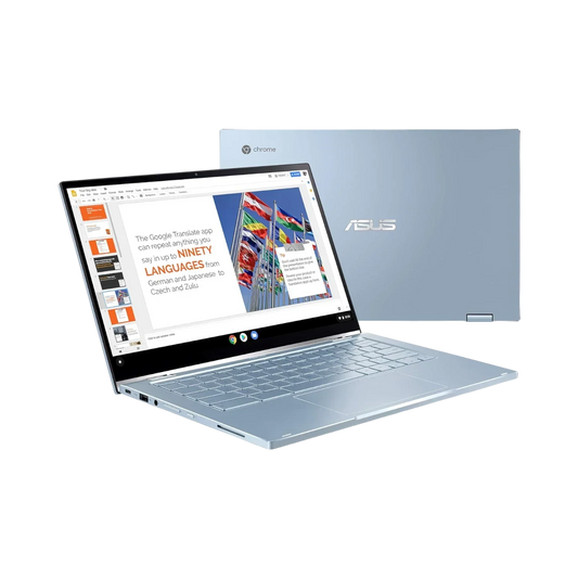 ASUS Chromebook Flip C433 14" 2-in-1 Touchscreen Laptop, Intel Core m3-8100Y, 8GB RAM, 64GB eMMC
