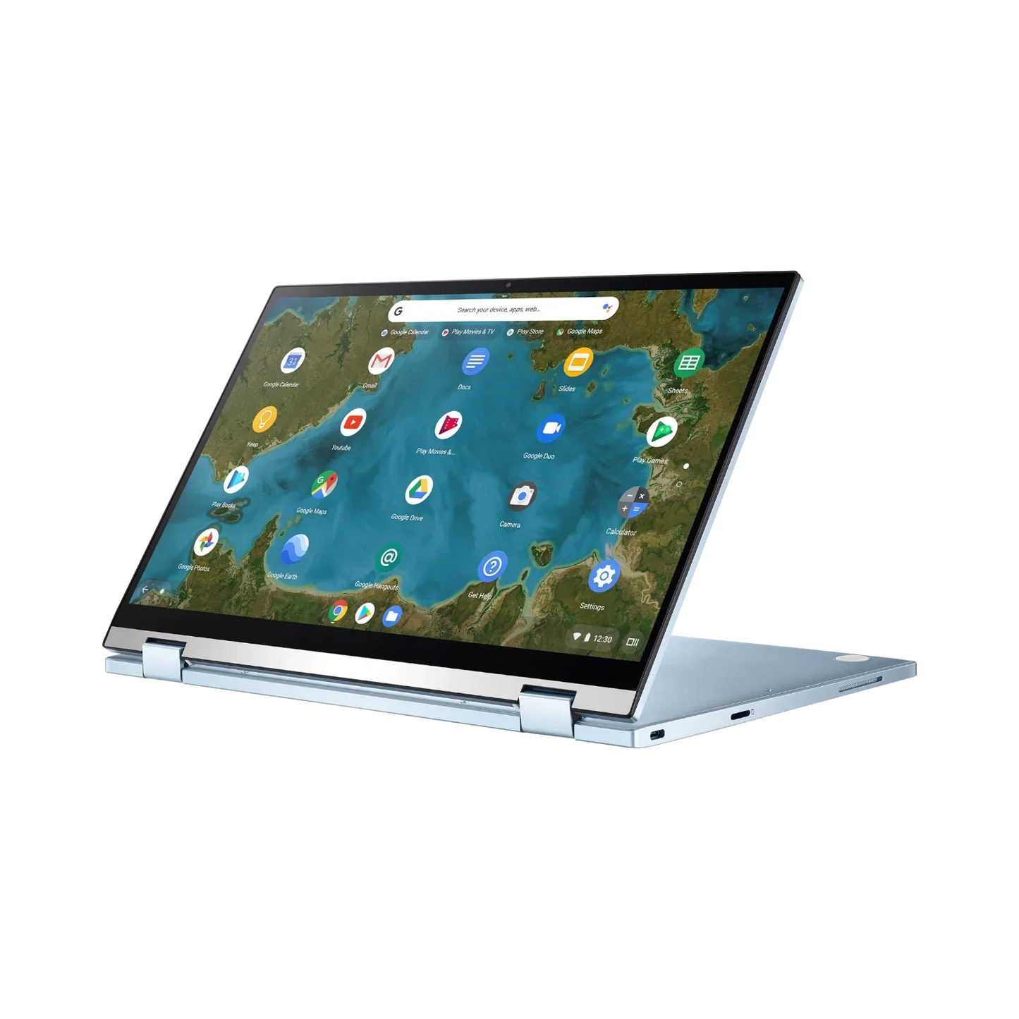 ASUS Chromebook Flip C433 14" 2-in-1 Touchscreen Laptop, Intel Core m3-8100Y, 8GB RAM, 64GB eMMC